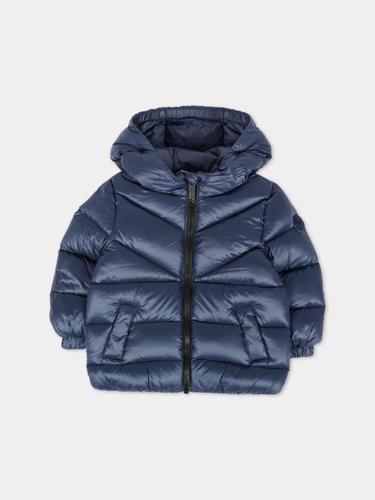 Piumino blu per neonato con logo,Colmar Originals Kids,3488 2ZO 68