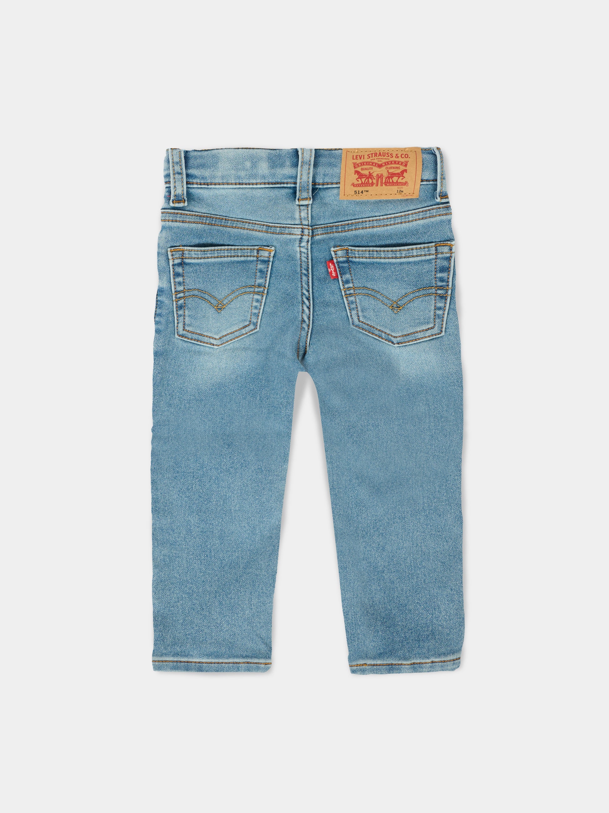 Jeans denim 514 per neonato con logo,Levi's Kids,6EM313 MDK