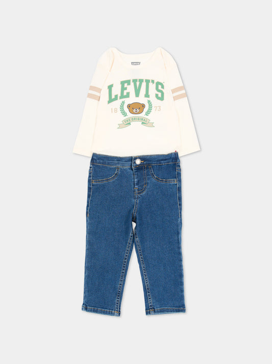 Completo sportivo lungo multicolor per neonato,Levi's Kids,6EN732 W0E