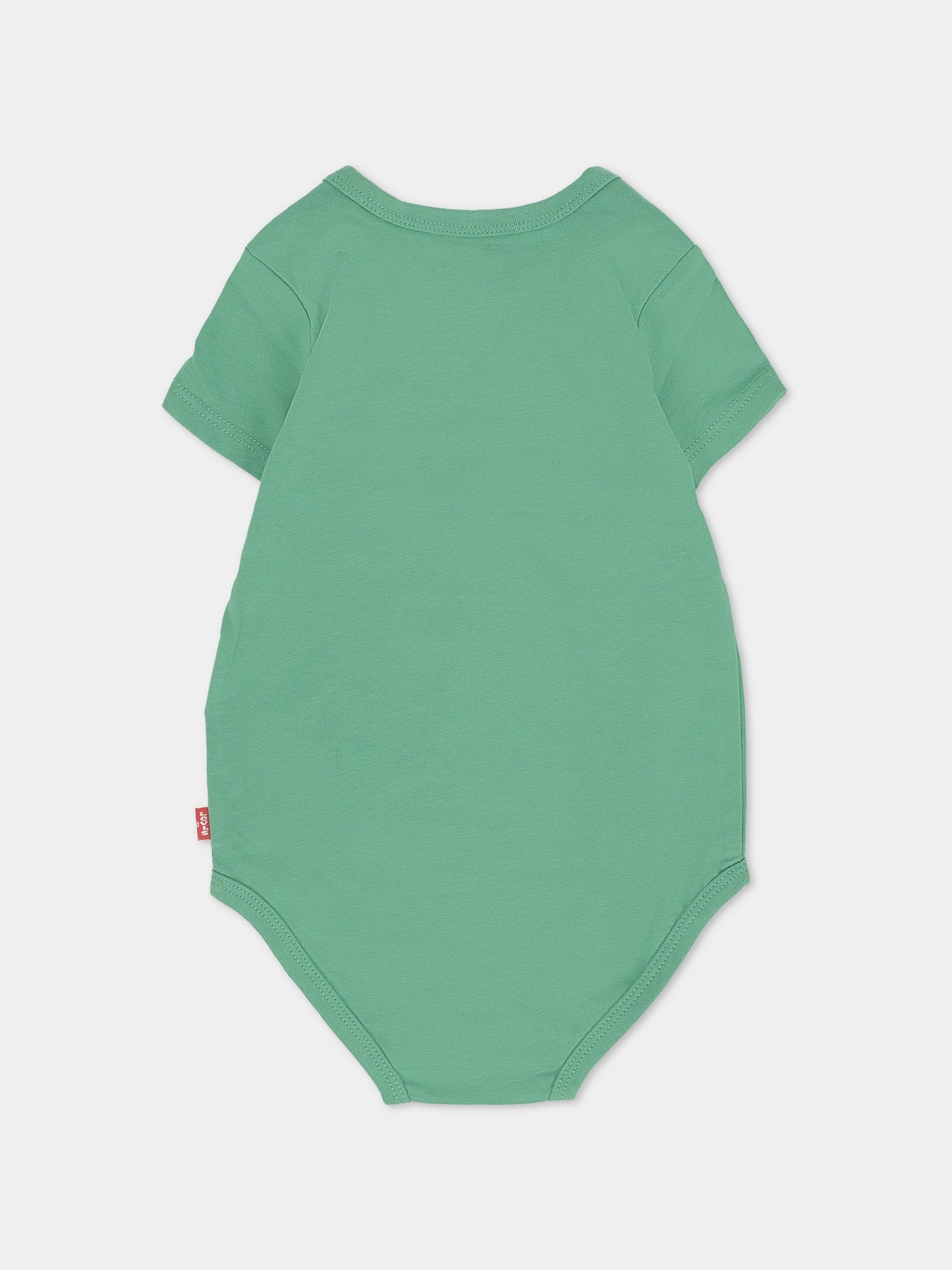 Completo verde per neonato con logo,Levi's Kids,6EN867 F7N