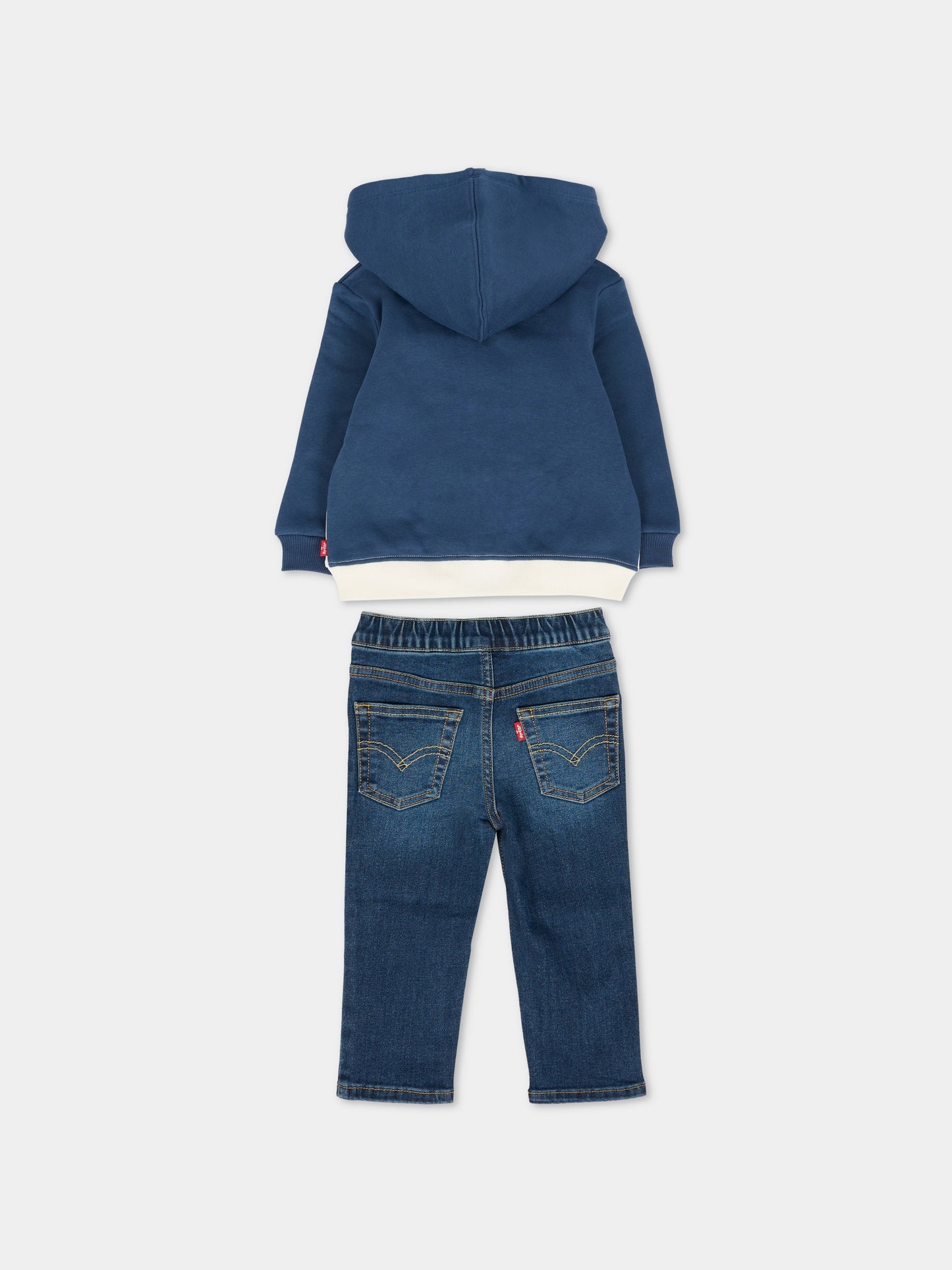 Completo rosso per neonato con logo,Levi's Kids,6EN729 UF3