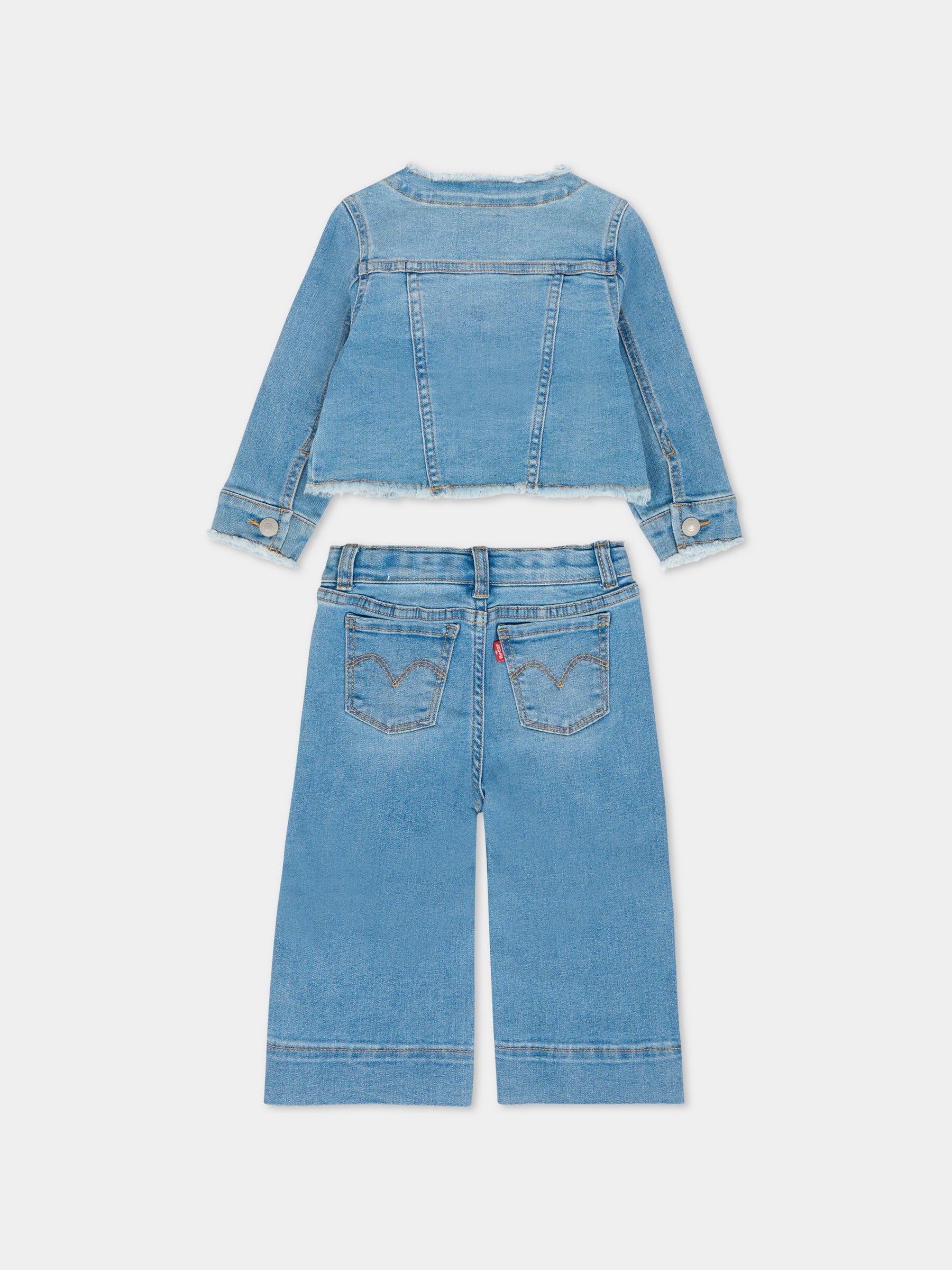 Completo rosa per neonata con orsetta,Levi's Kids,1EN551 AGJ