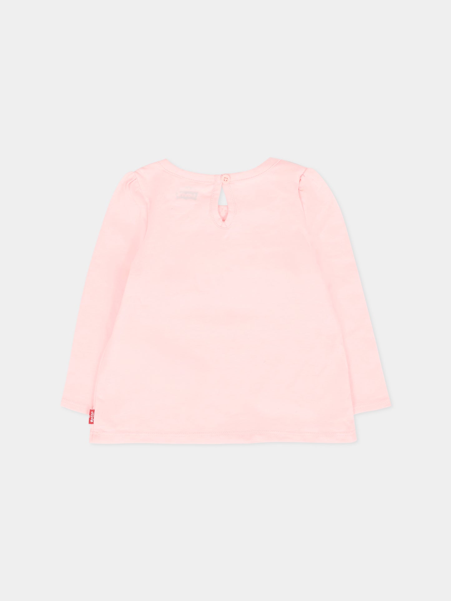 Completo rosa per neonata con orsetta,Levi's Kids,1EN551 AGJ