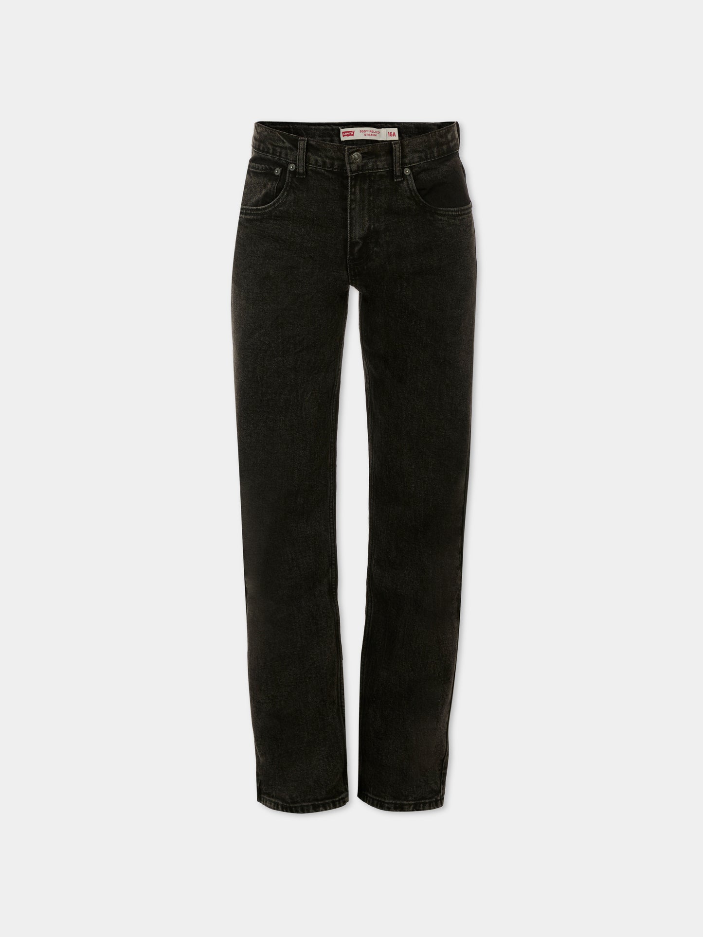 Jeans nero 555 per bambino,Levi's Kids,EN695 DAH