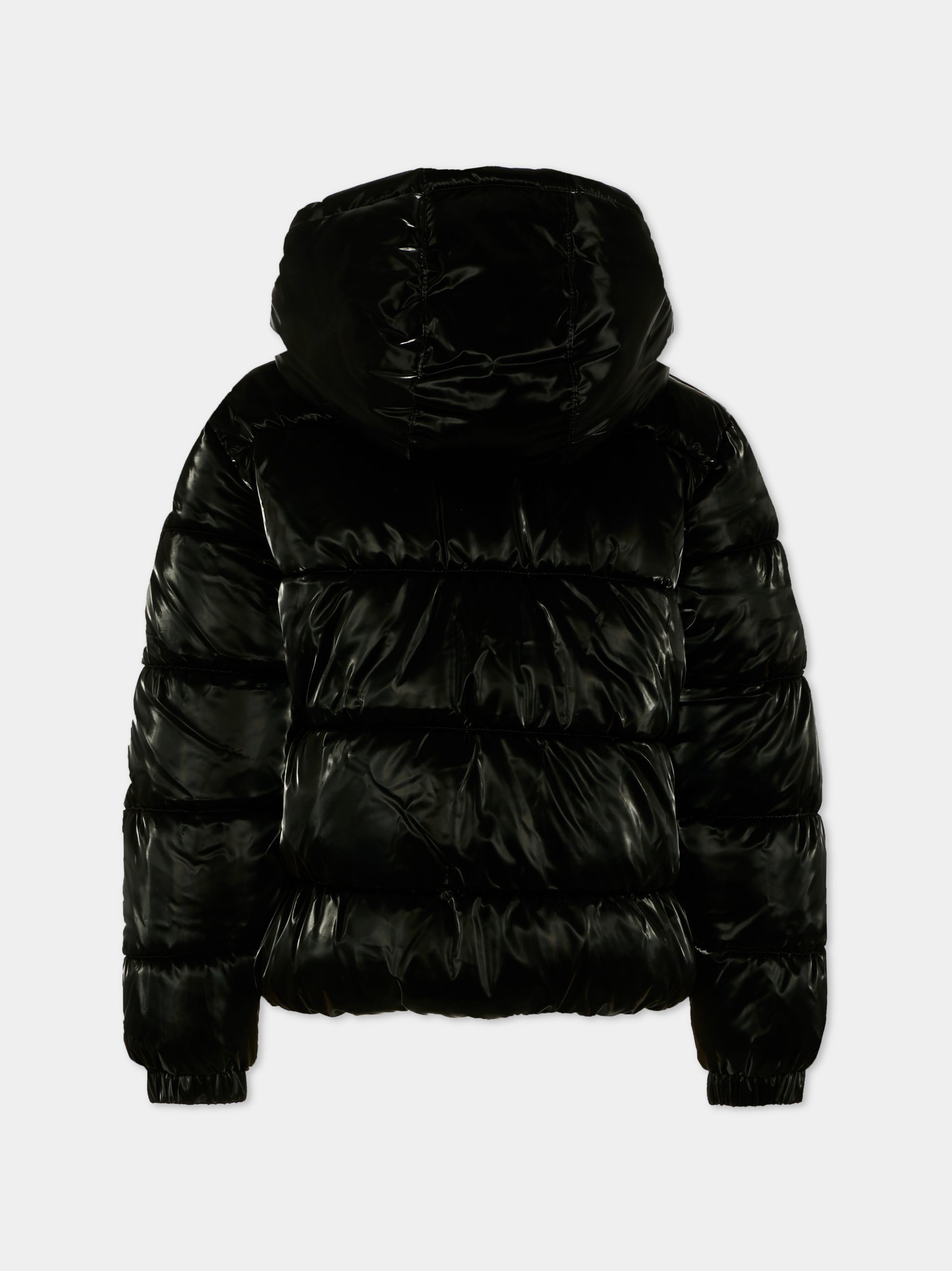 Piumino nero per bambini con logo bianco,Levi's Kids,EN640 023