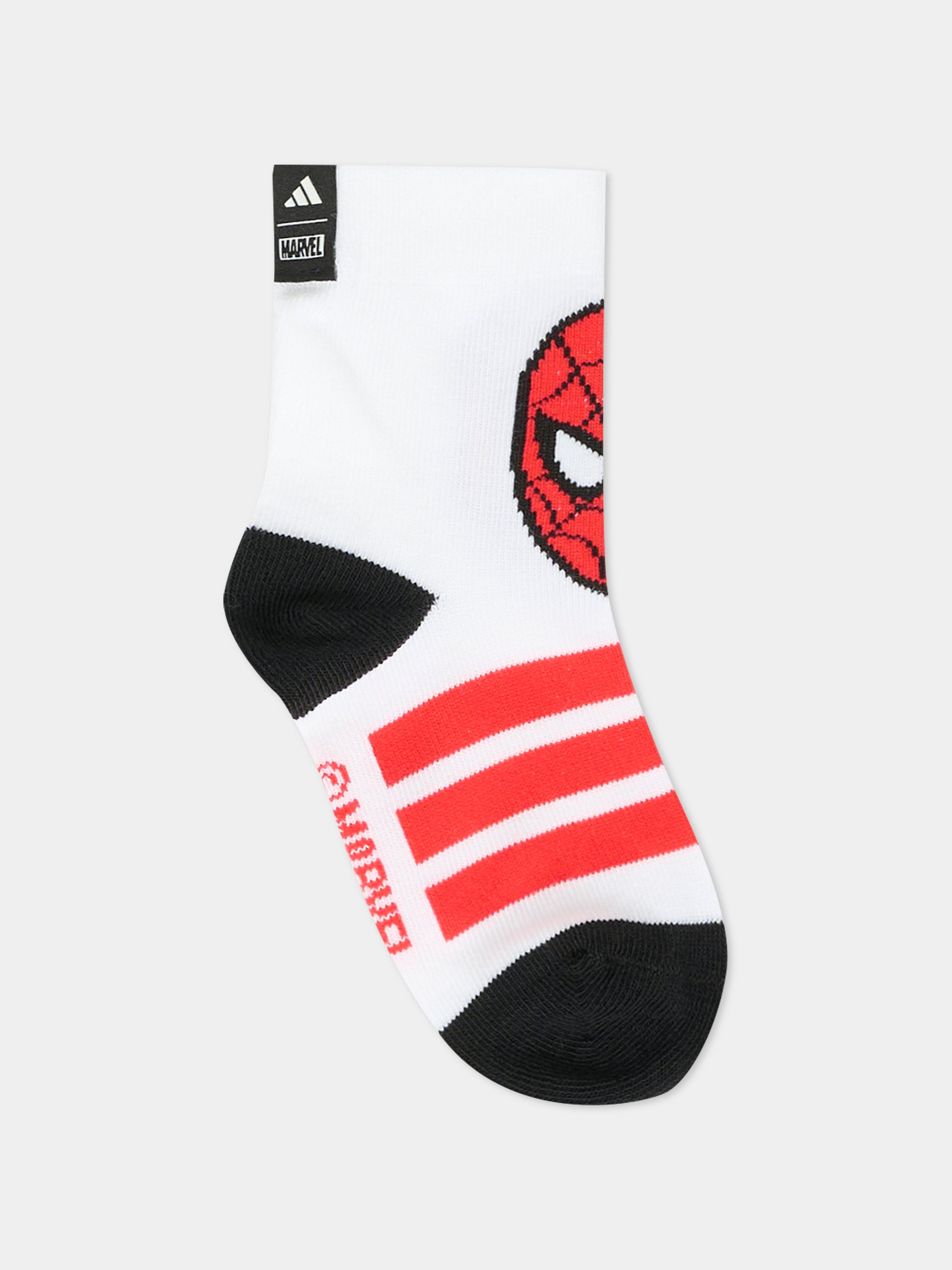 Set calze nere per bambino con Spiderman,Adidas,JM1827