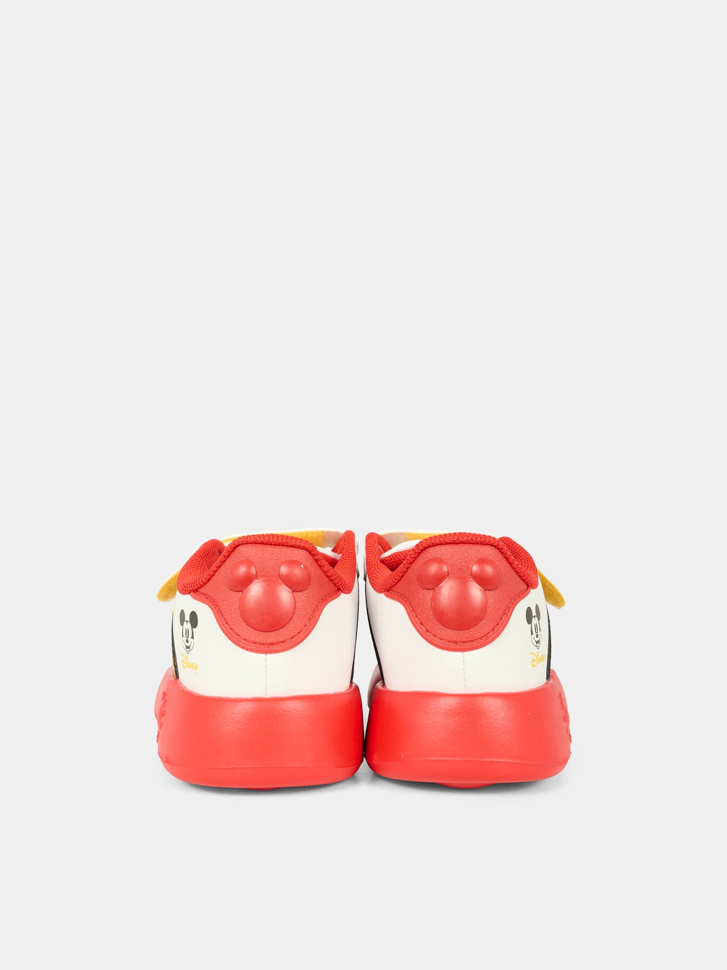 Sneakers Grand Court Mickey bianche per neonato e bambino con Topolino,Adidas,JQ8070