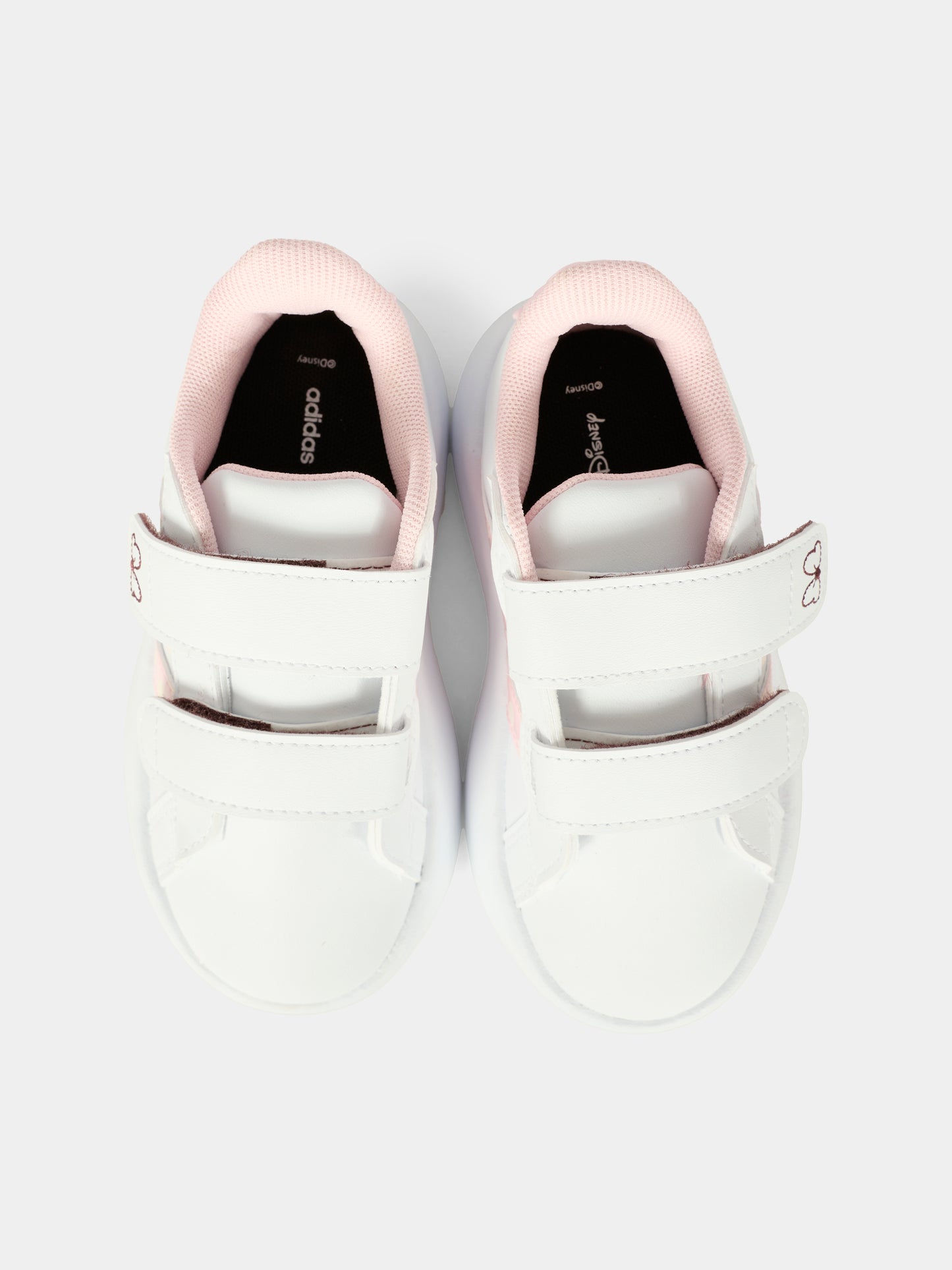 Sneakers Grand Court Minnie bianche per neonata e bambina con fiocco di Minnie,Adidas,JR8130