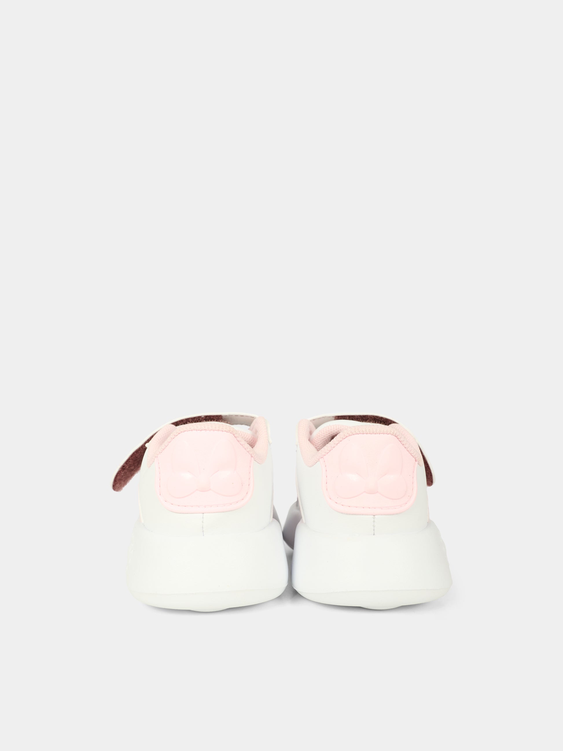 Sneakers Grand Court Minnie bianche per neonata e bambina con fiocco di Minnie,Adidas,JR8130