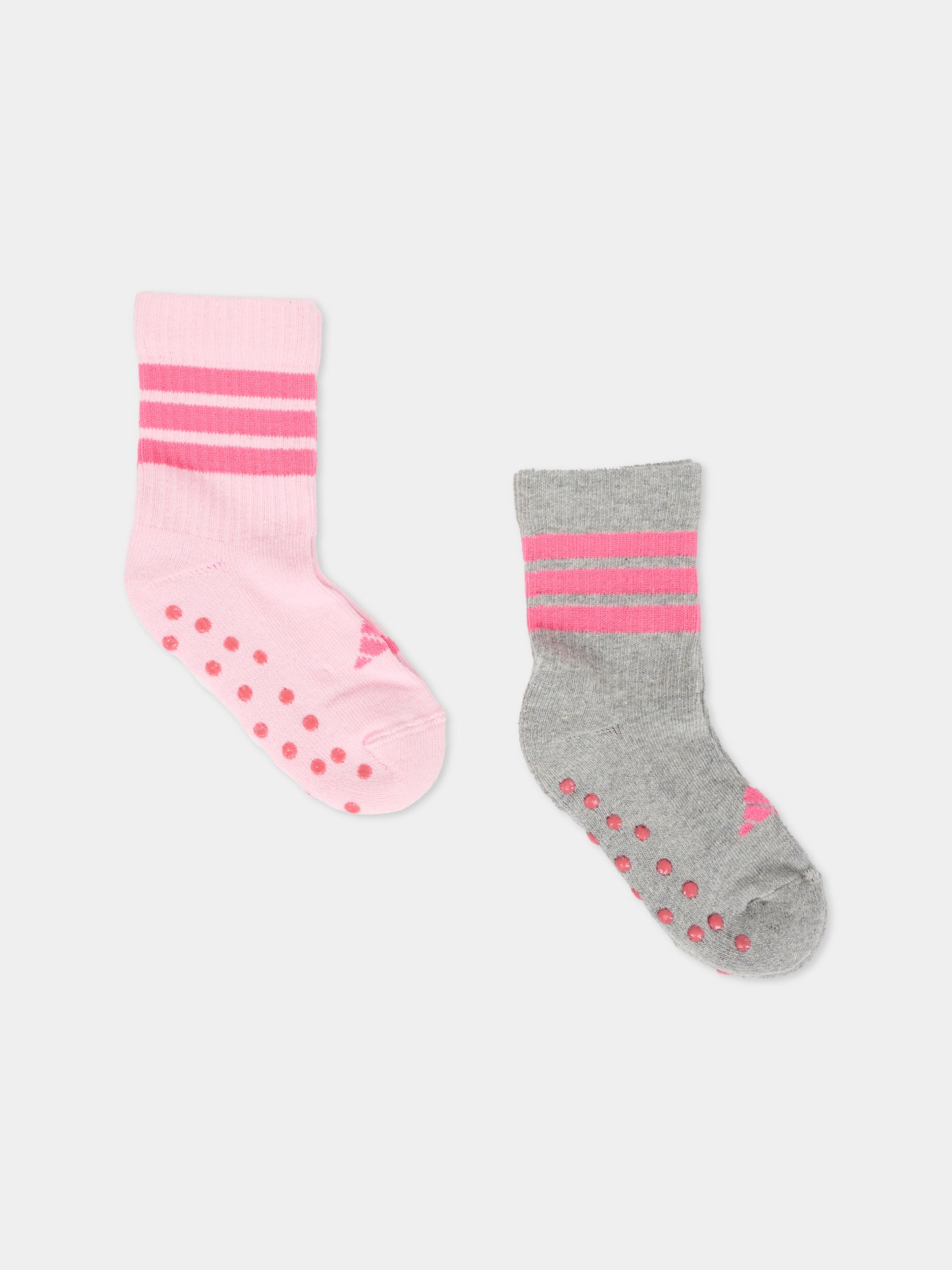 Set calze rosa per bambina con logo,Adidas,JW9794