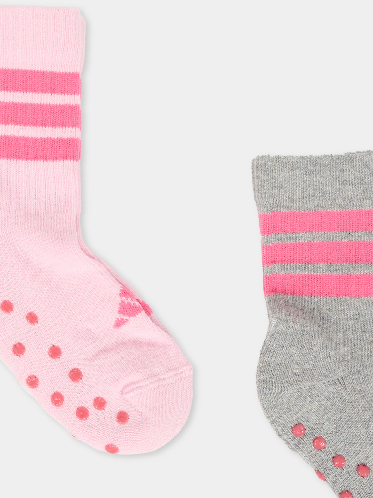 Set calze rosa per bambina con logo,Adidas,JW9794