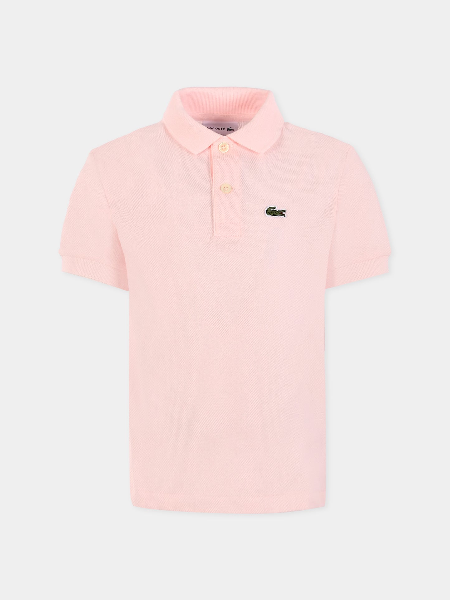 Polo rosa per bambini con coccodrillo,Lacoste,PJ2909 T03