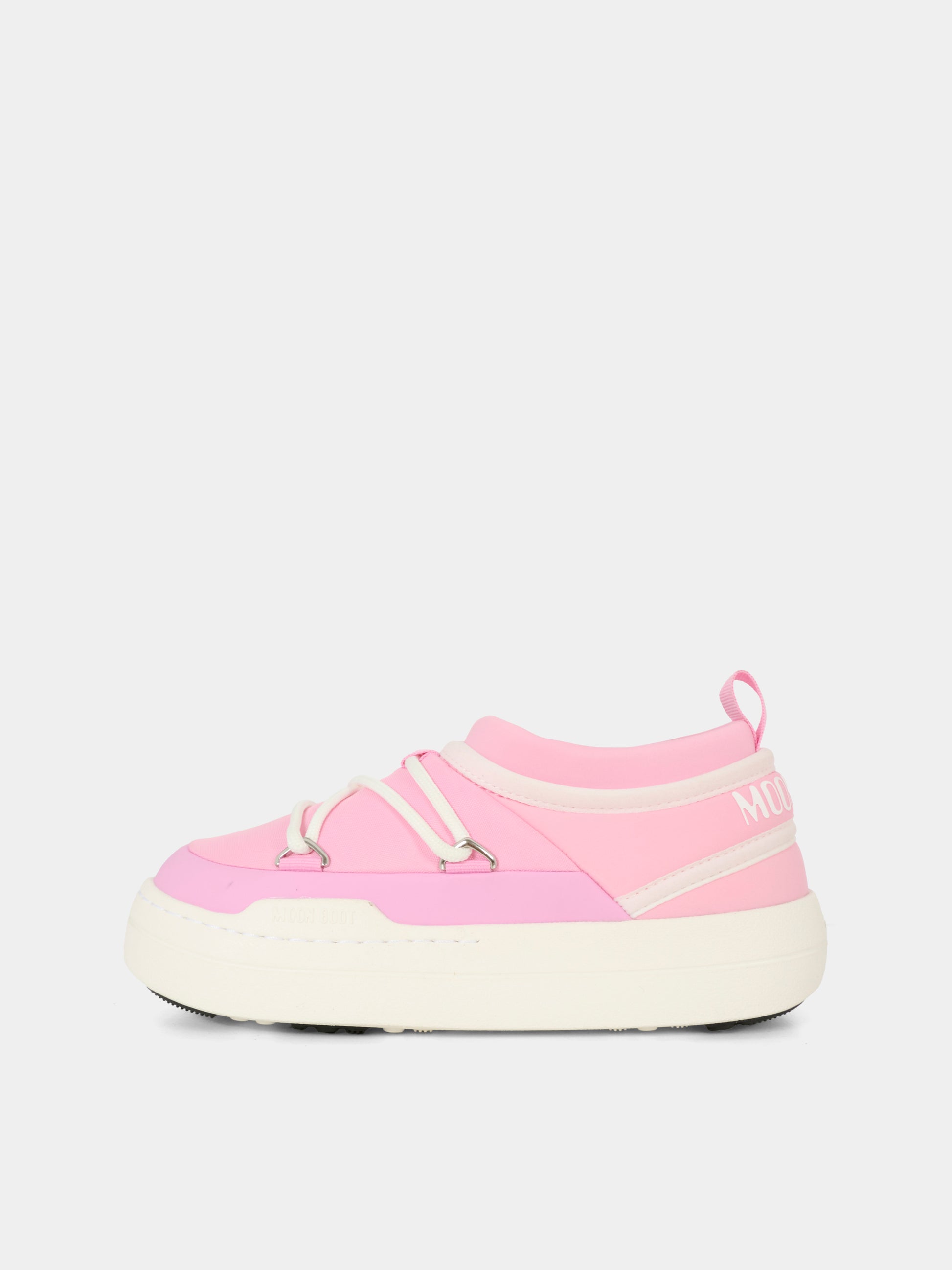 Moon Boot rosa MB Park Icon per bambina con logo,Moon Boot,80D2470070 J001