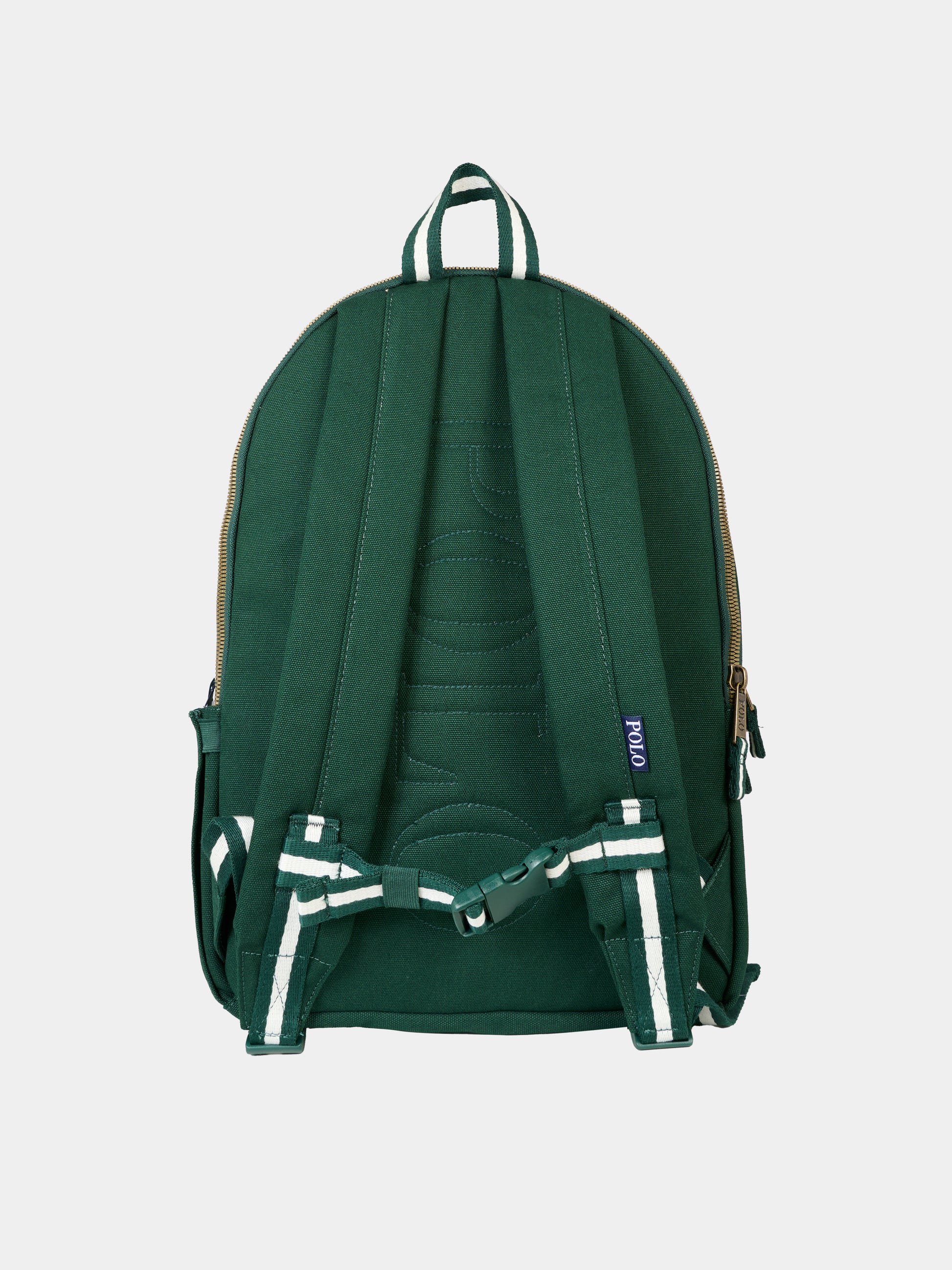 Zaino verde per bambino con Polo Bear,Ralph Lauren Kids,9AR157 JA4