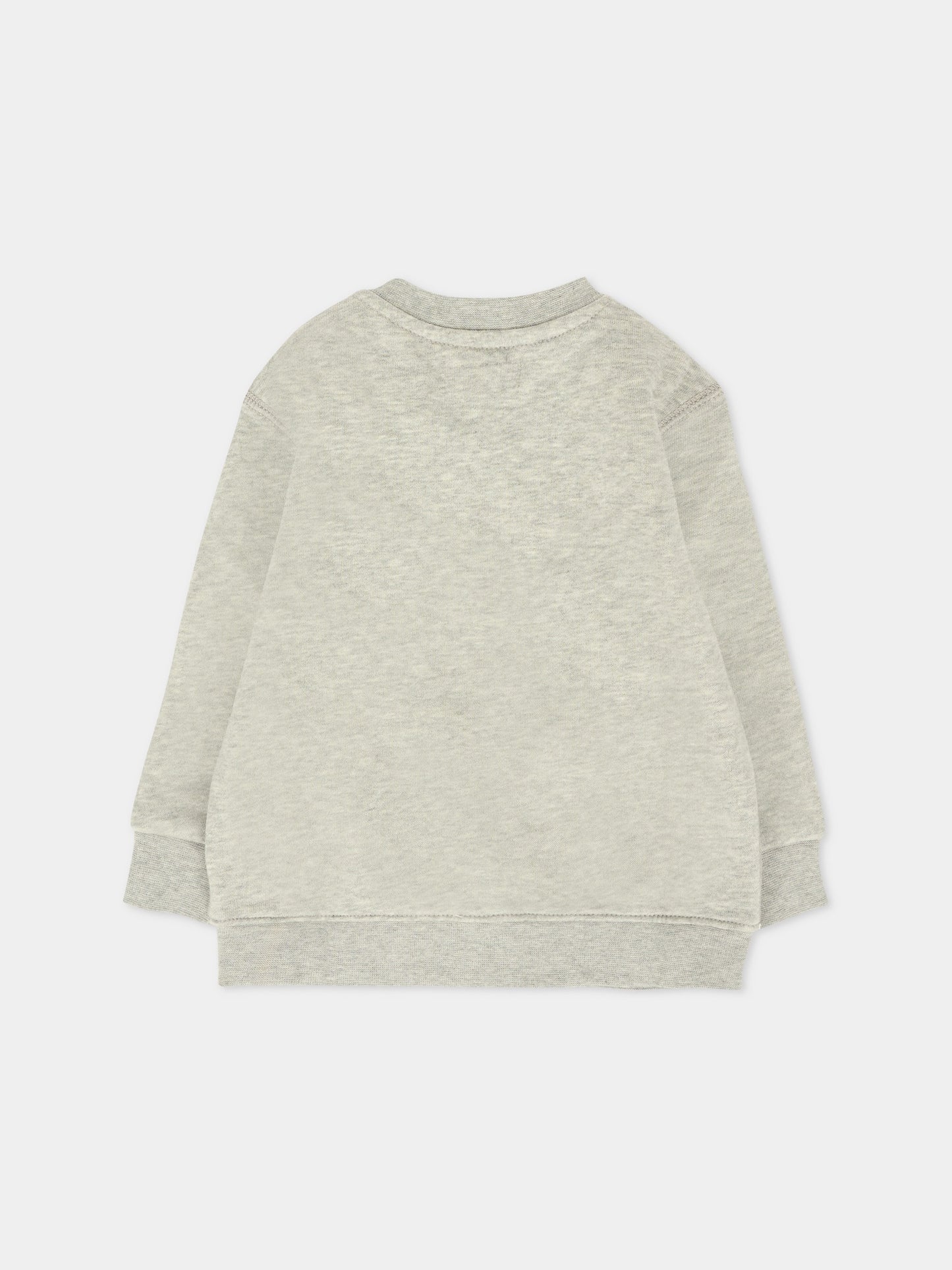 Felpa grigia per neonato con logo,Ralph Lauren Kids,P00514001