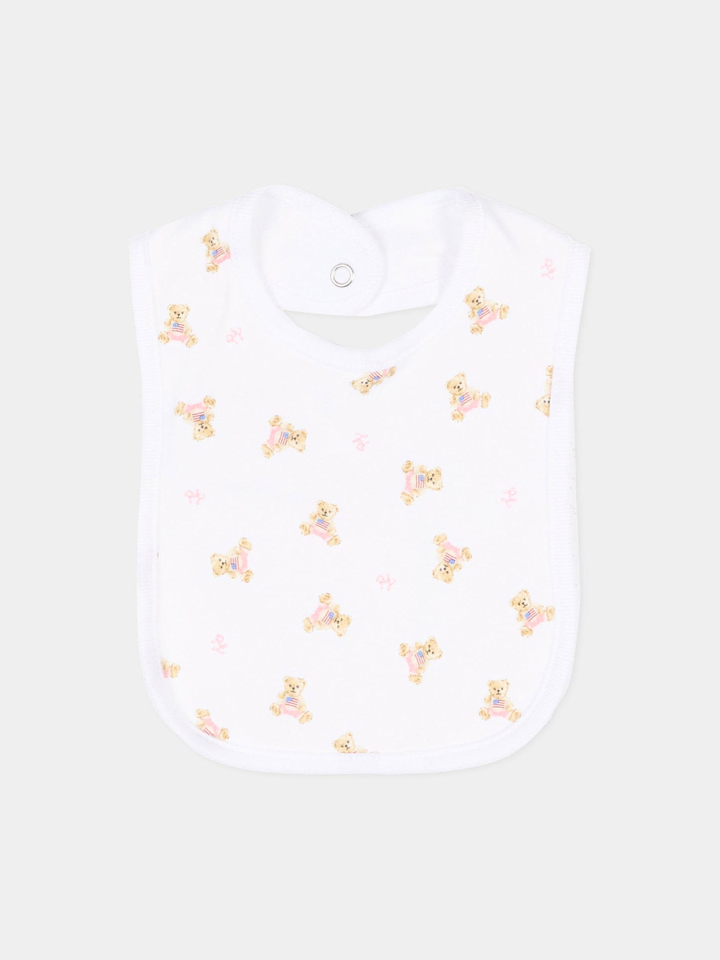 Set body bianco per neonata con Polo Bear,Ralph Lauren Kids,981226001