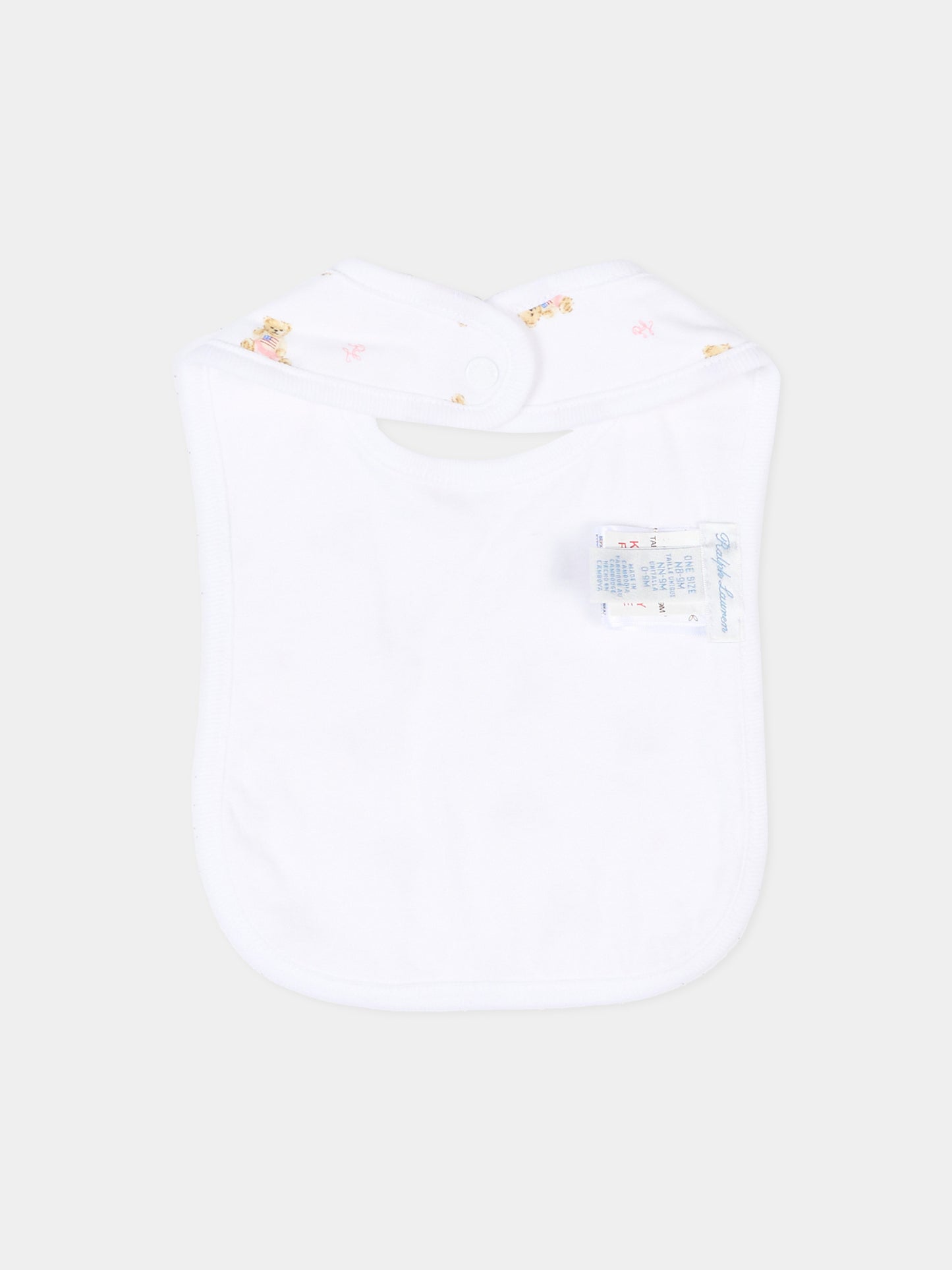 Set body bianco per neonata con Polo Bear,Ralph Lauren Kids,981226001