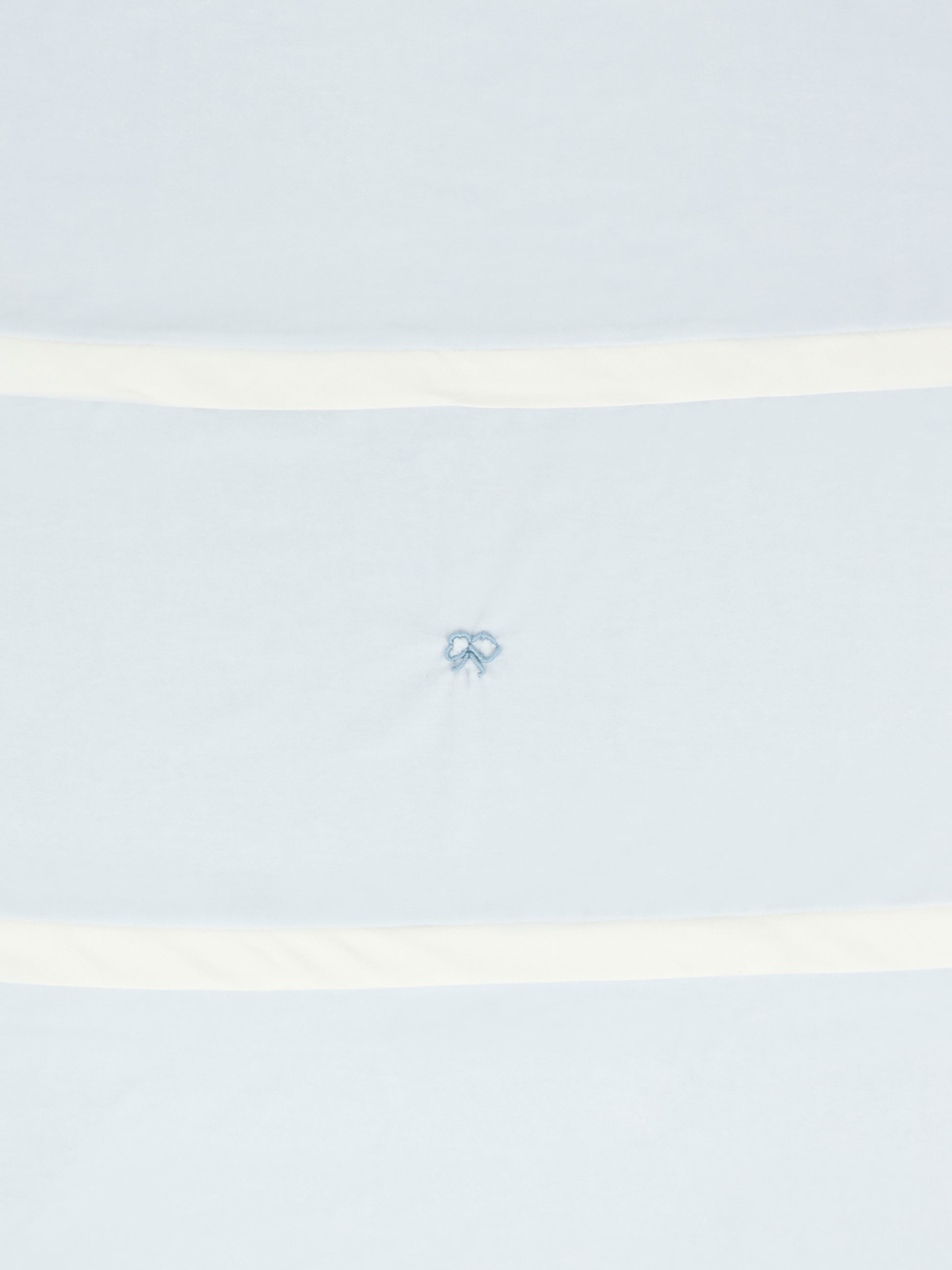Coperta celeste per neonata con fiocco,La Stupenderia,1TBCO01L04