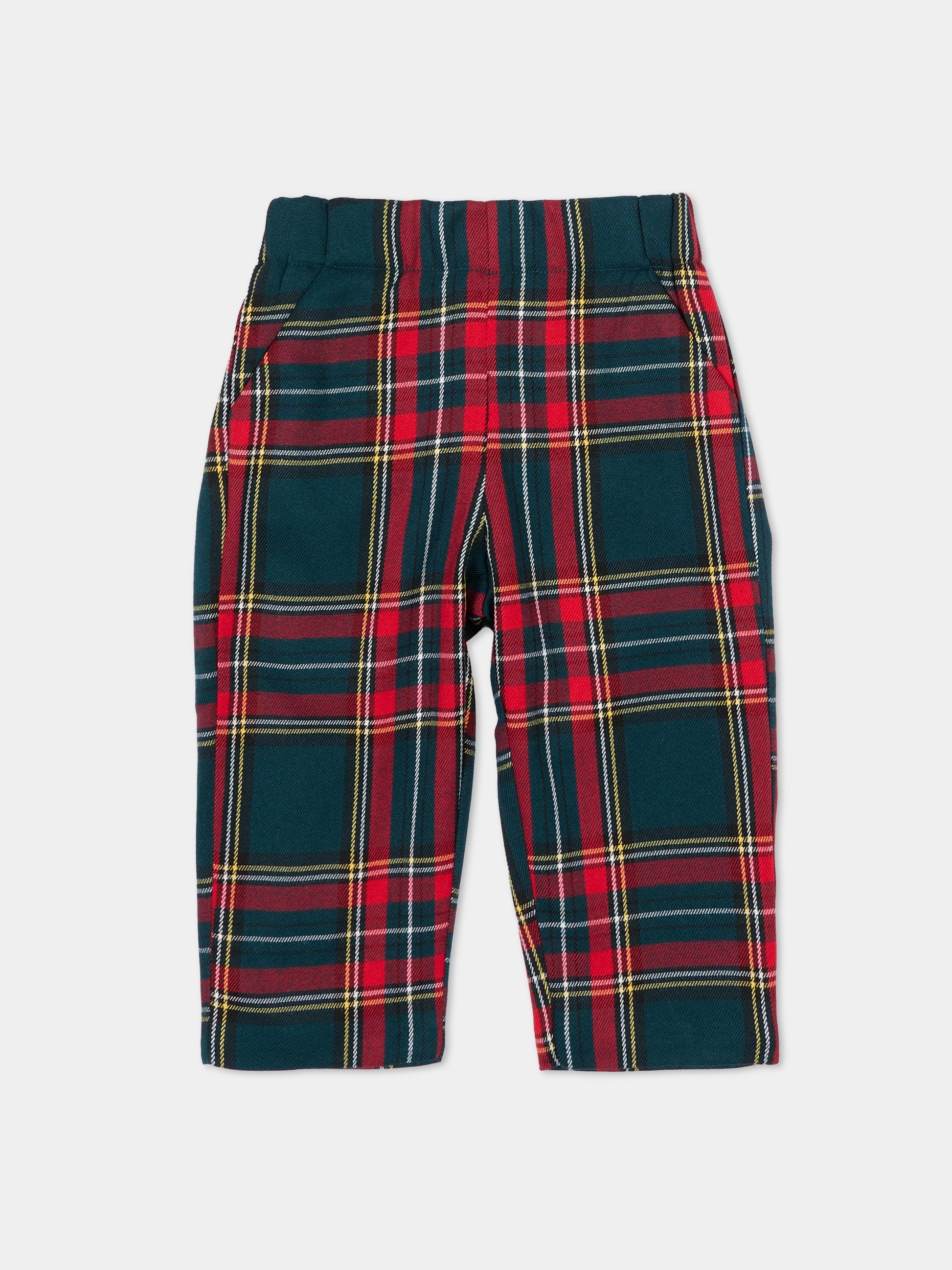 Pantaloni rossi per neonato,La Stupenderia,1TCPN23Z15