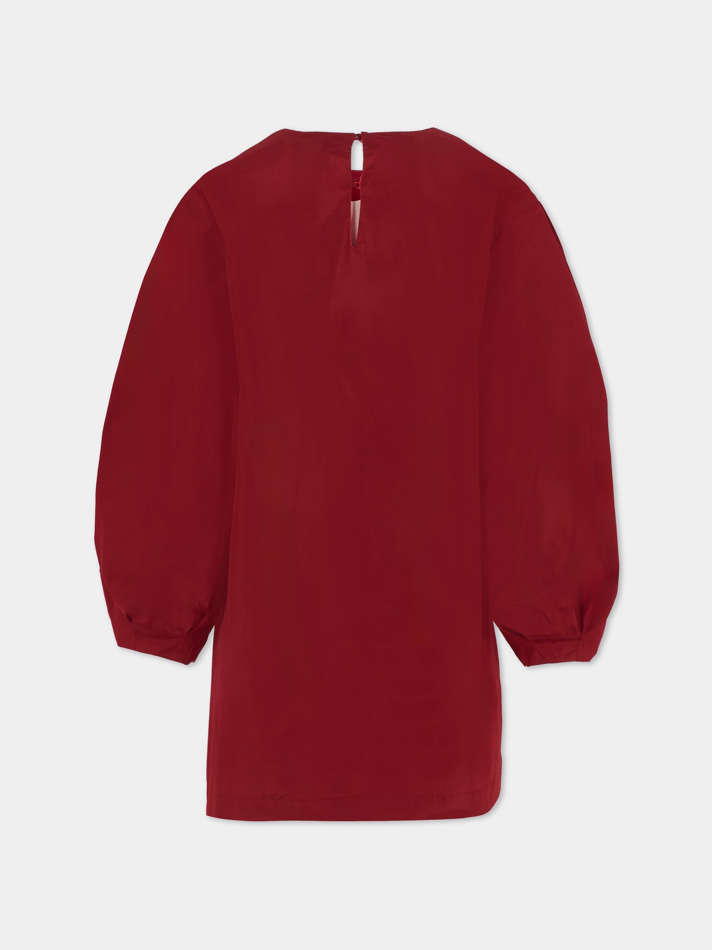 Vestito bordeaux per bambina con cuori,Simonetta,SX1A70 S0049 418