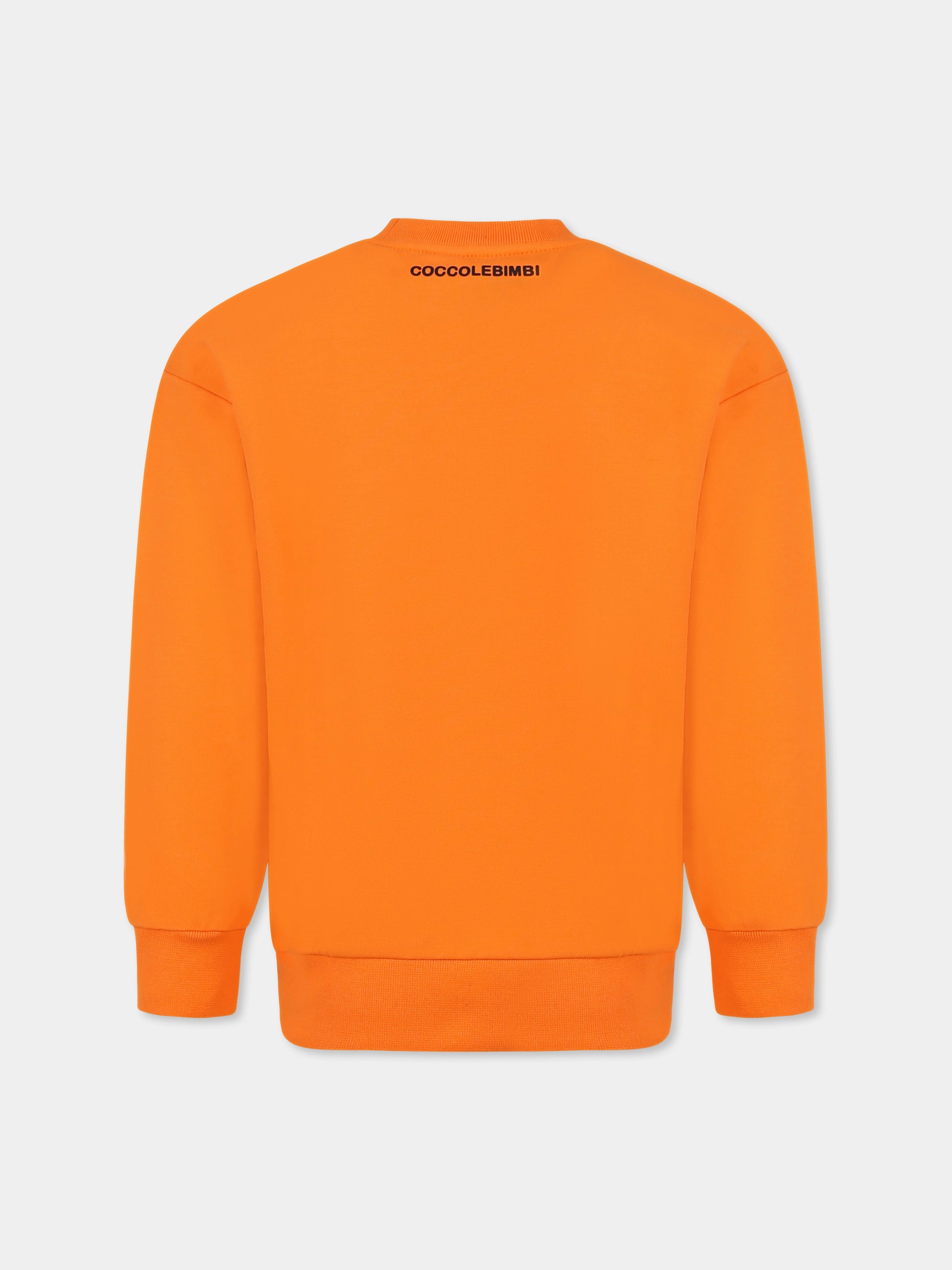 Felpa arancione di Il mondo di MeG per bambini,Il Mondo Di Meg,FELPA ARANCIONE PER IL MONDO DI MEG