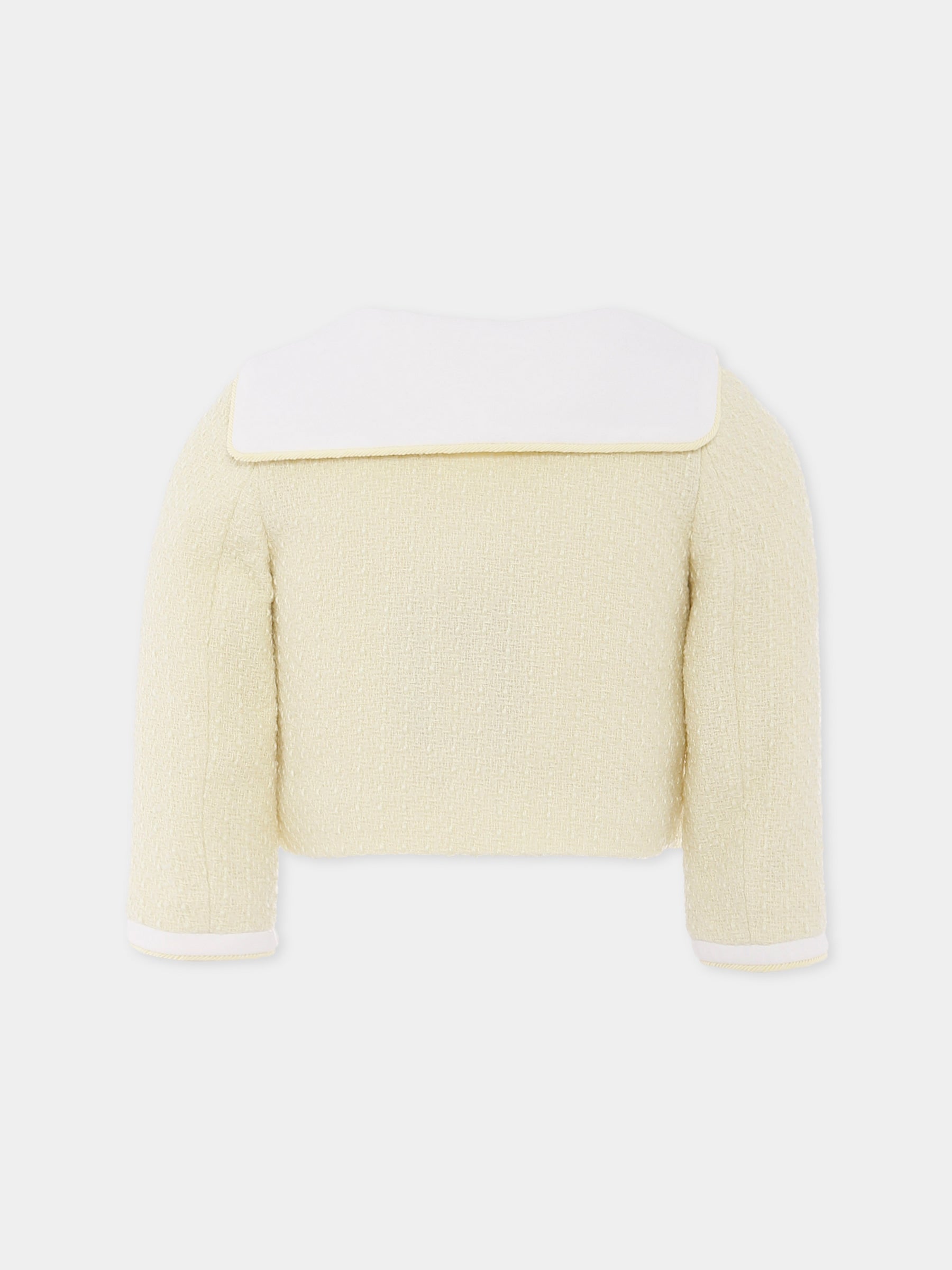 Giacca gialla per bambina,Self-portrait,PF25-720J-Y