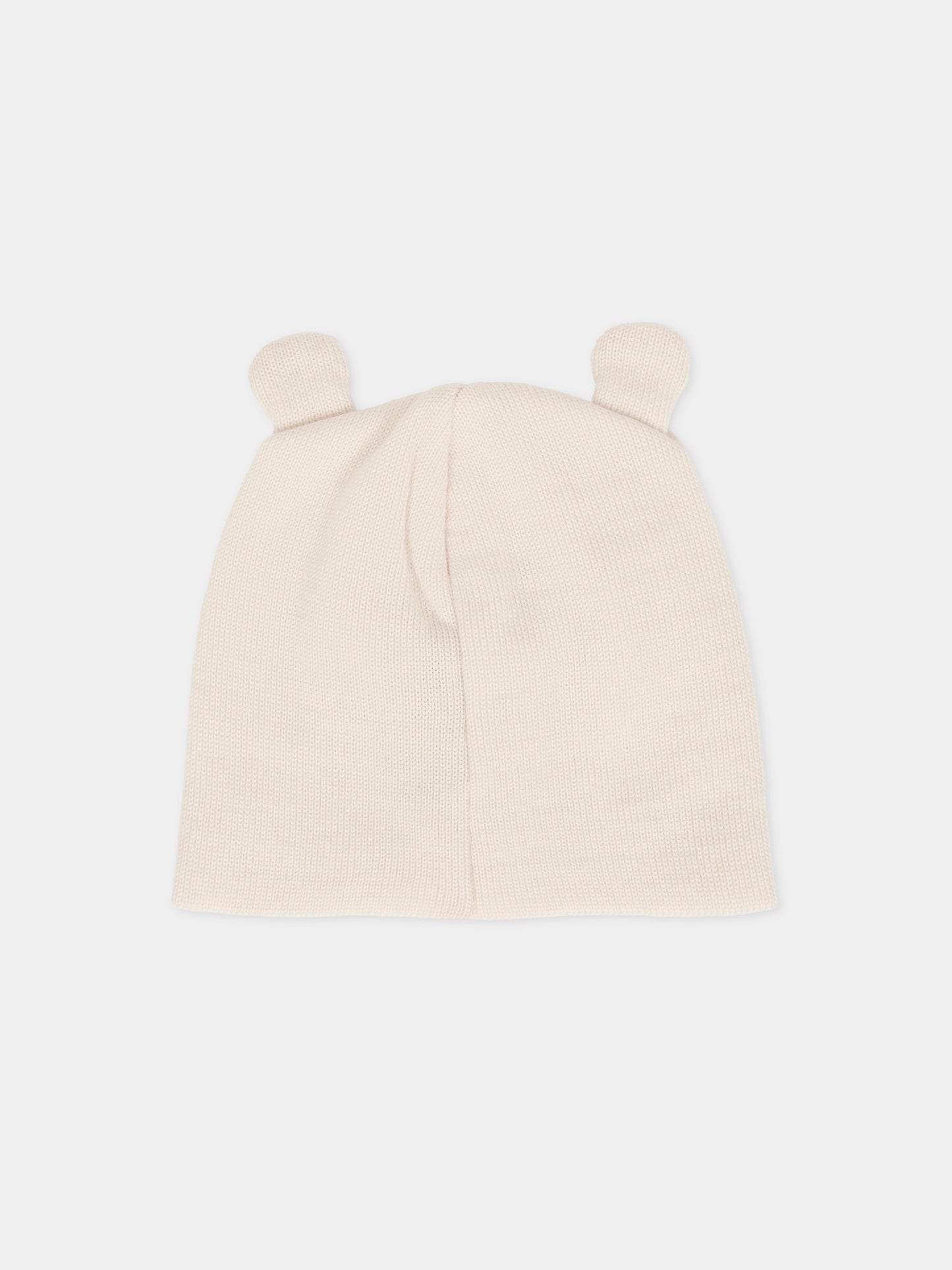 Berretto beige per neonati con orecchie,Little Bear,2115 BURRO/LATTE