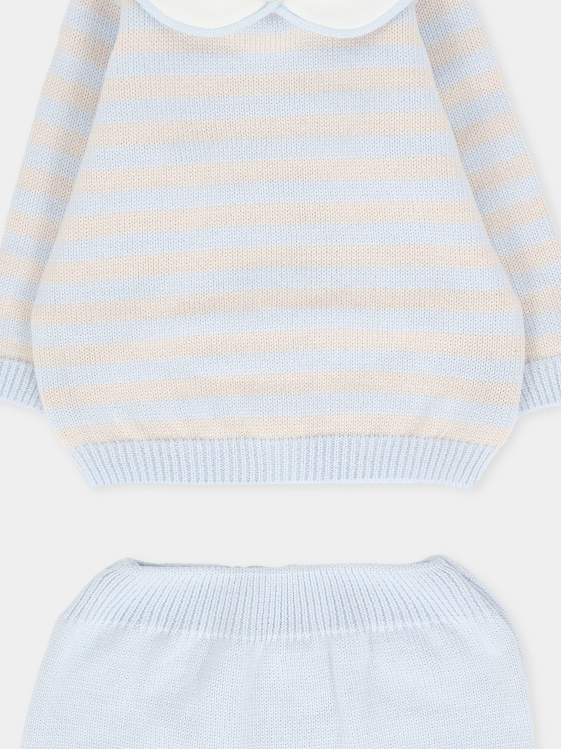 Completo celeste per neonato,Little Bear,2127 CIELO/BURRO