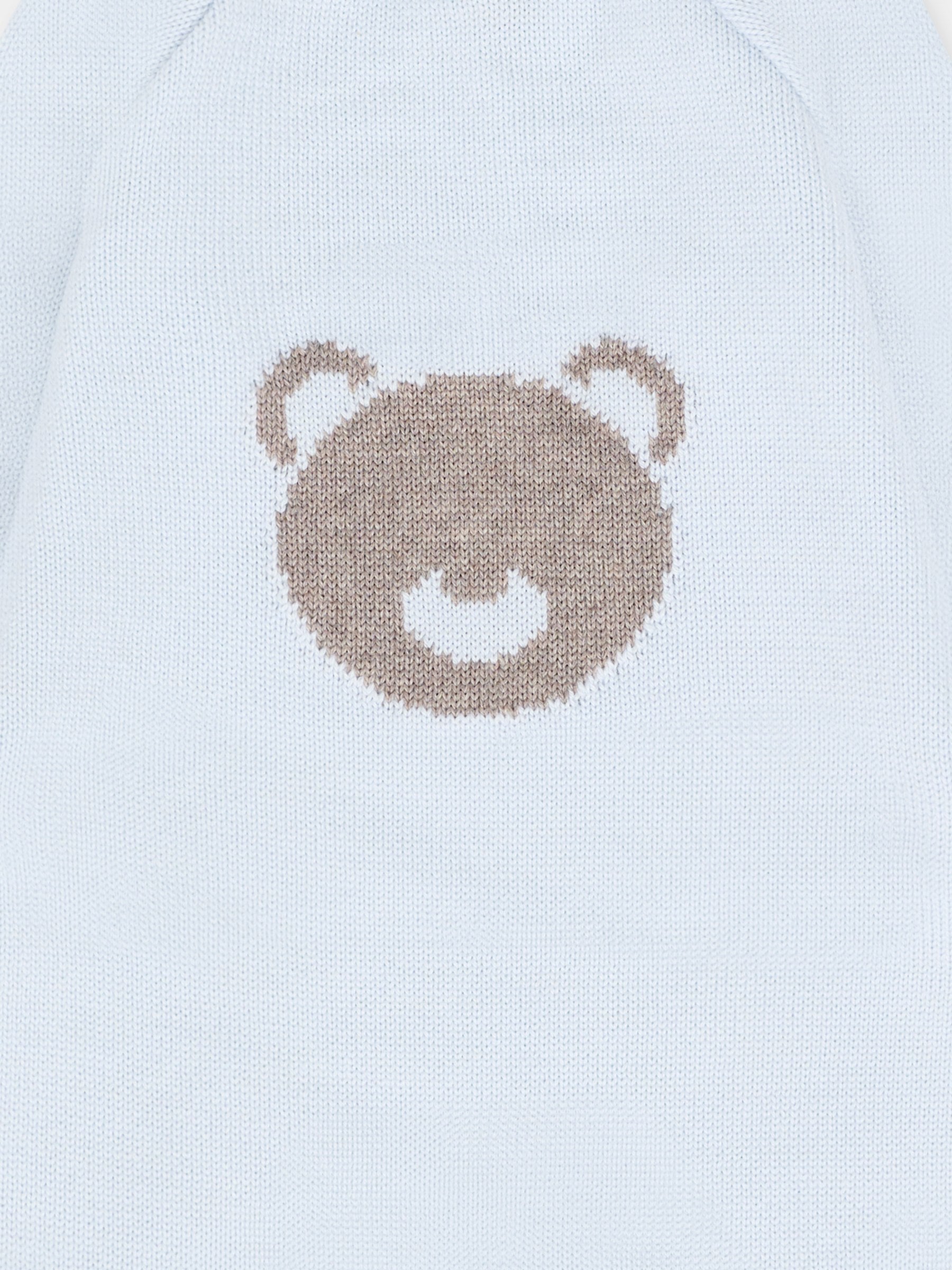 Tutina celeste per neonato con orso,Little Bear,2110 CIELO/TORTORA