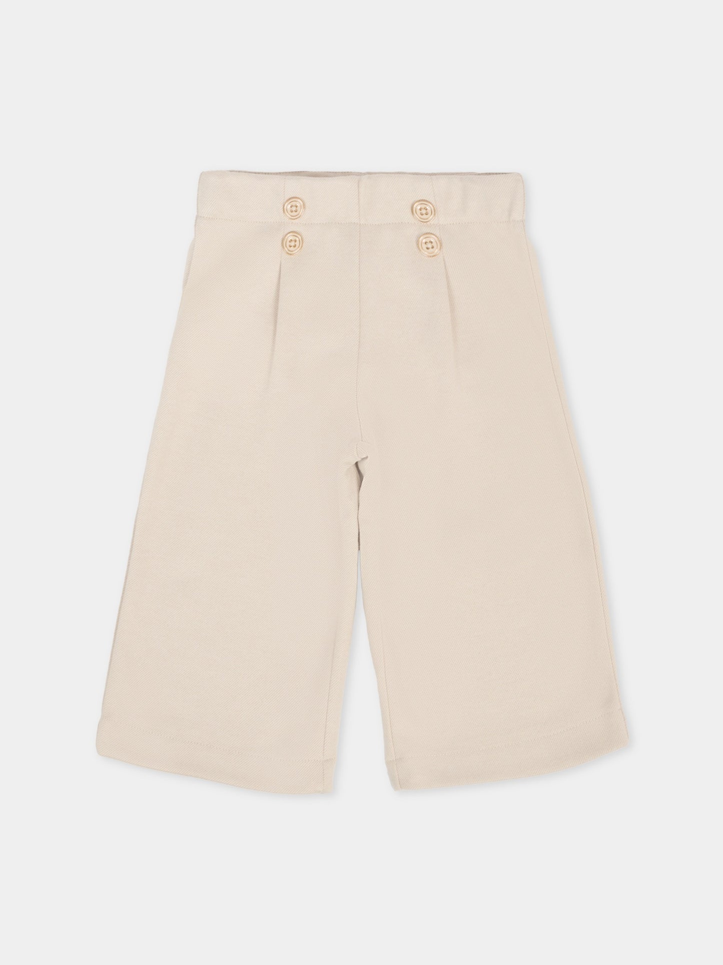 Pantaloni beige per neonata,Mayoral,2588 065