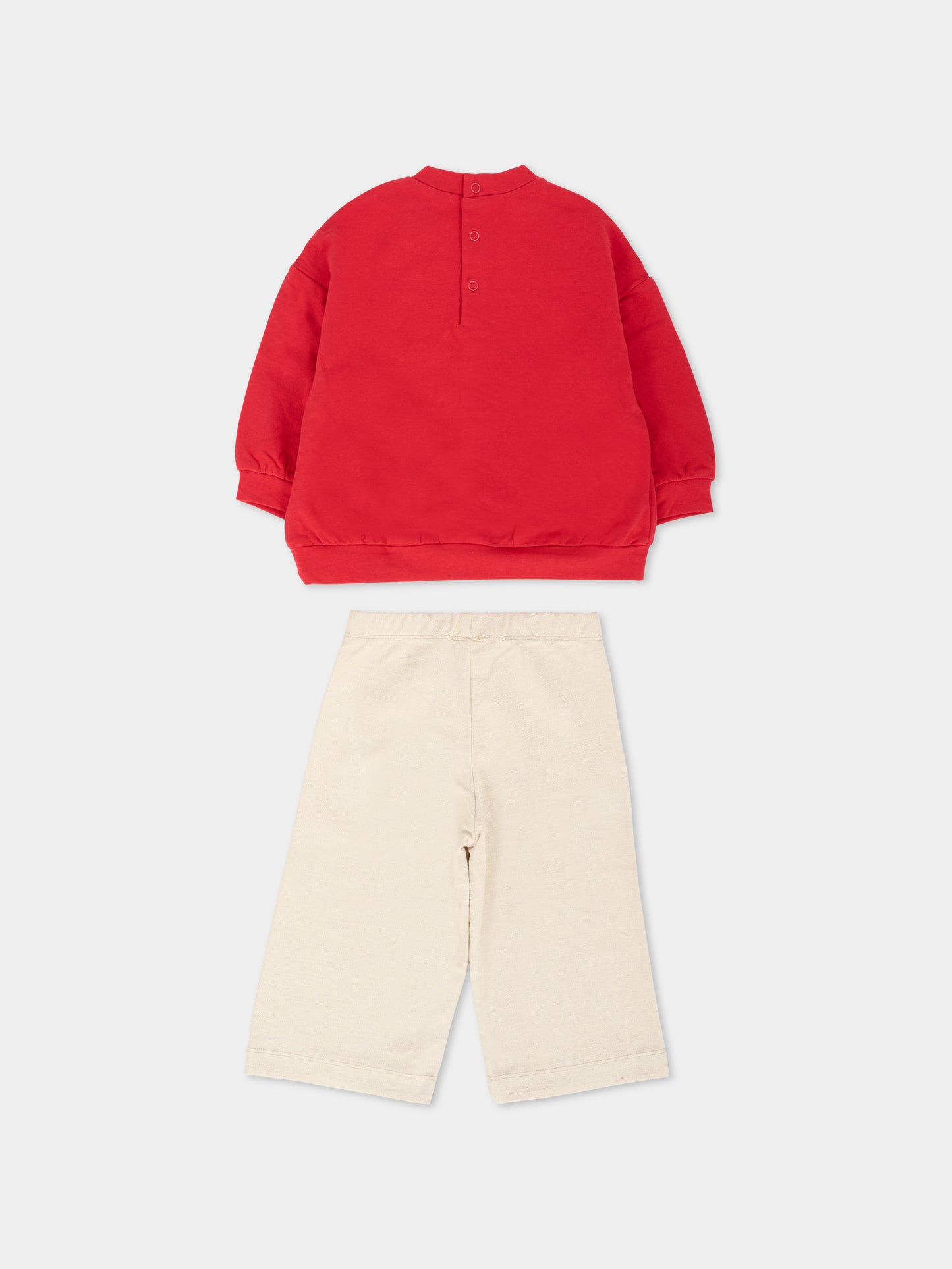 Completo rosso per neonata con coniglio,Mayoral,2594 075