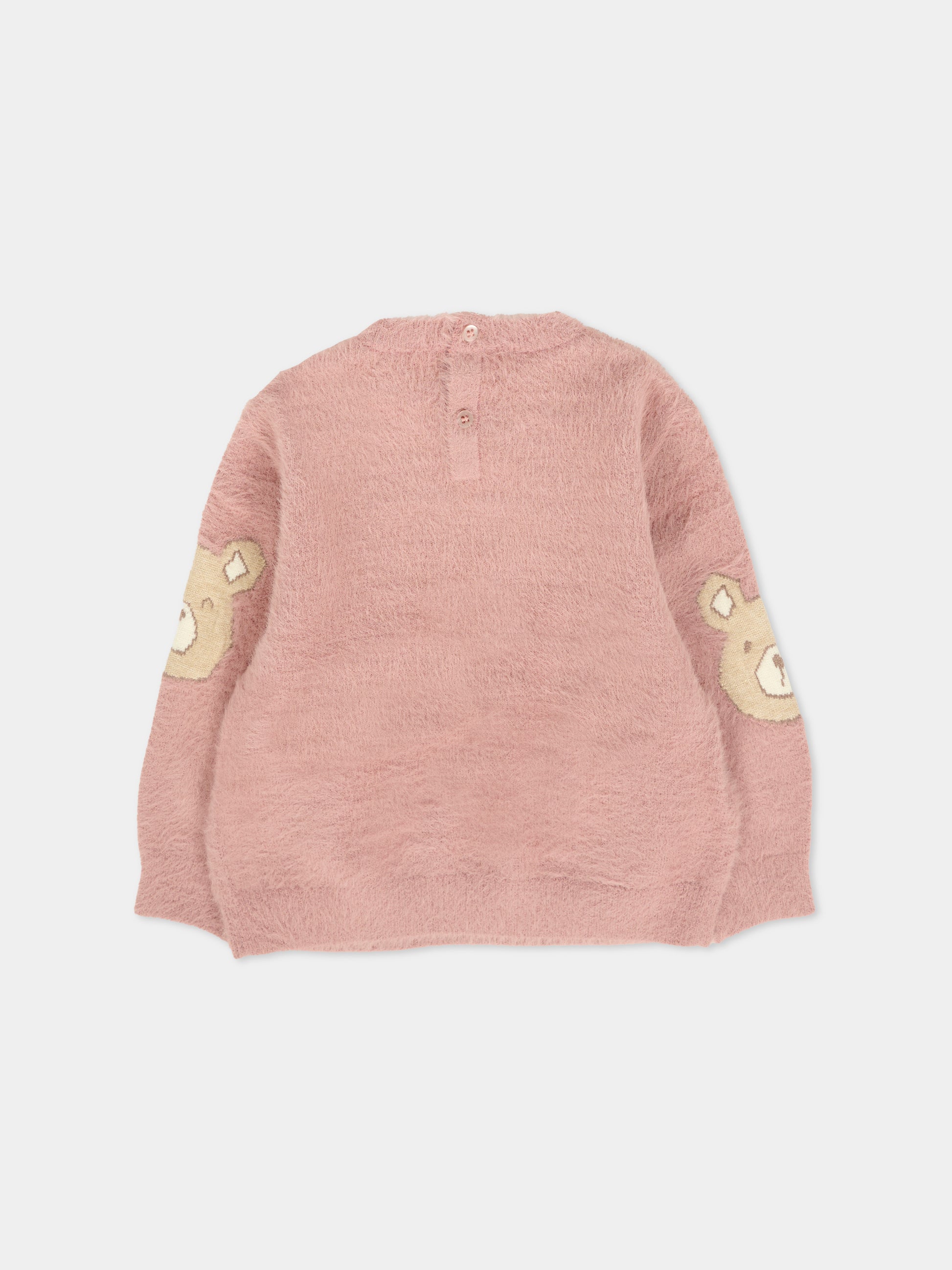 Maglione rosa per neonata con orsetti,Mayoral,2356 057