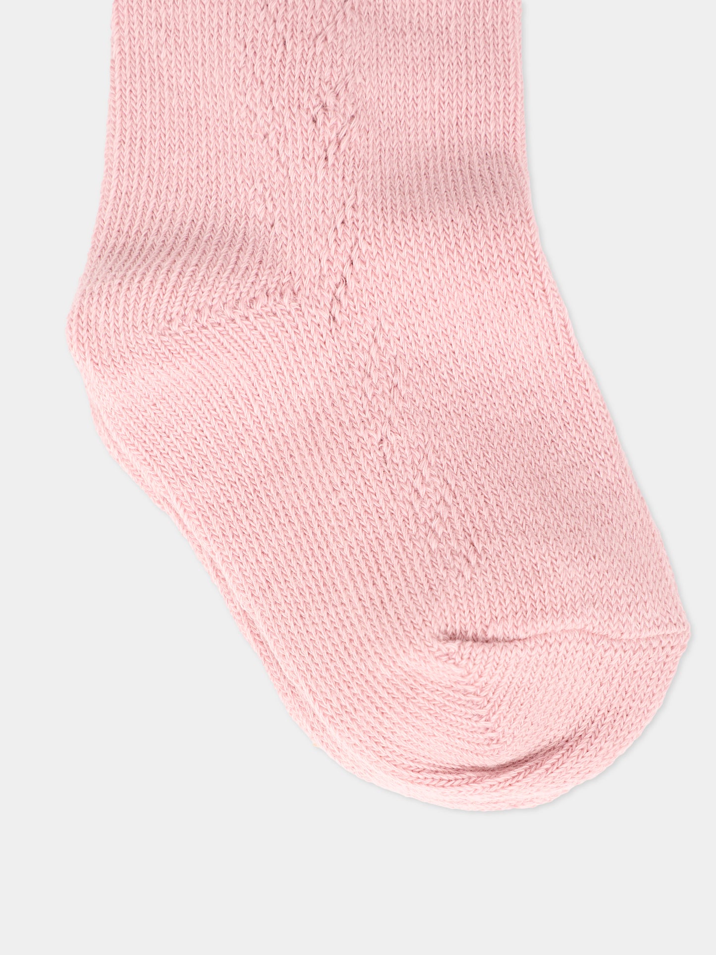 Calzini rosa per neonata con fiocco,Mayoral,10010 046