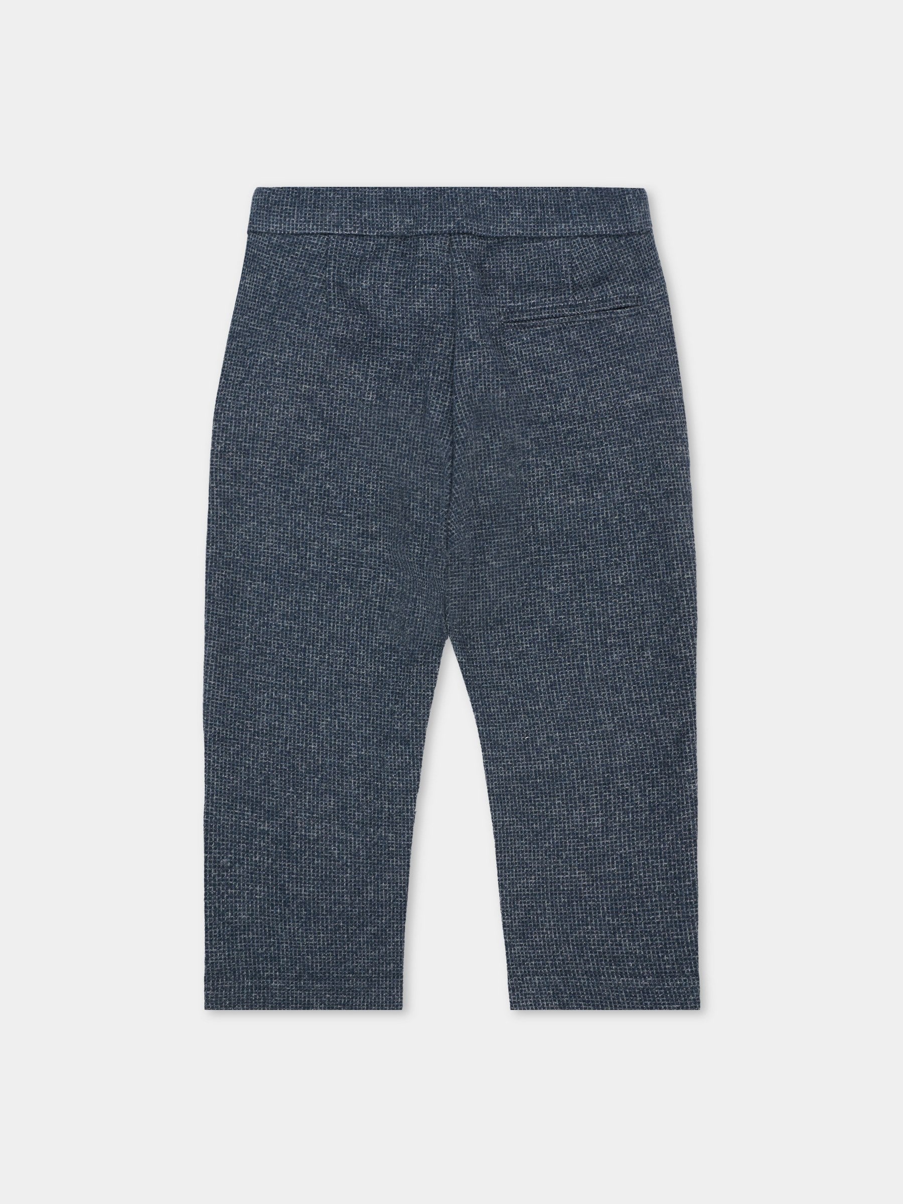 Pantaloni blu per neonato con logo,Mayoral,2511 016