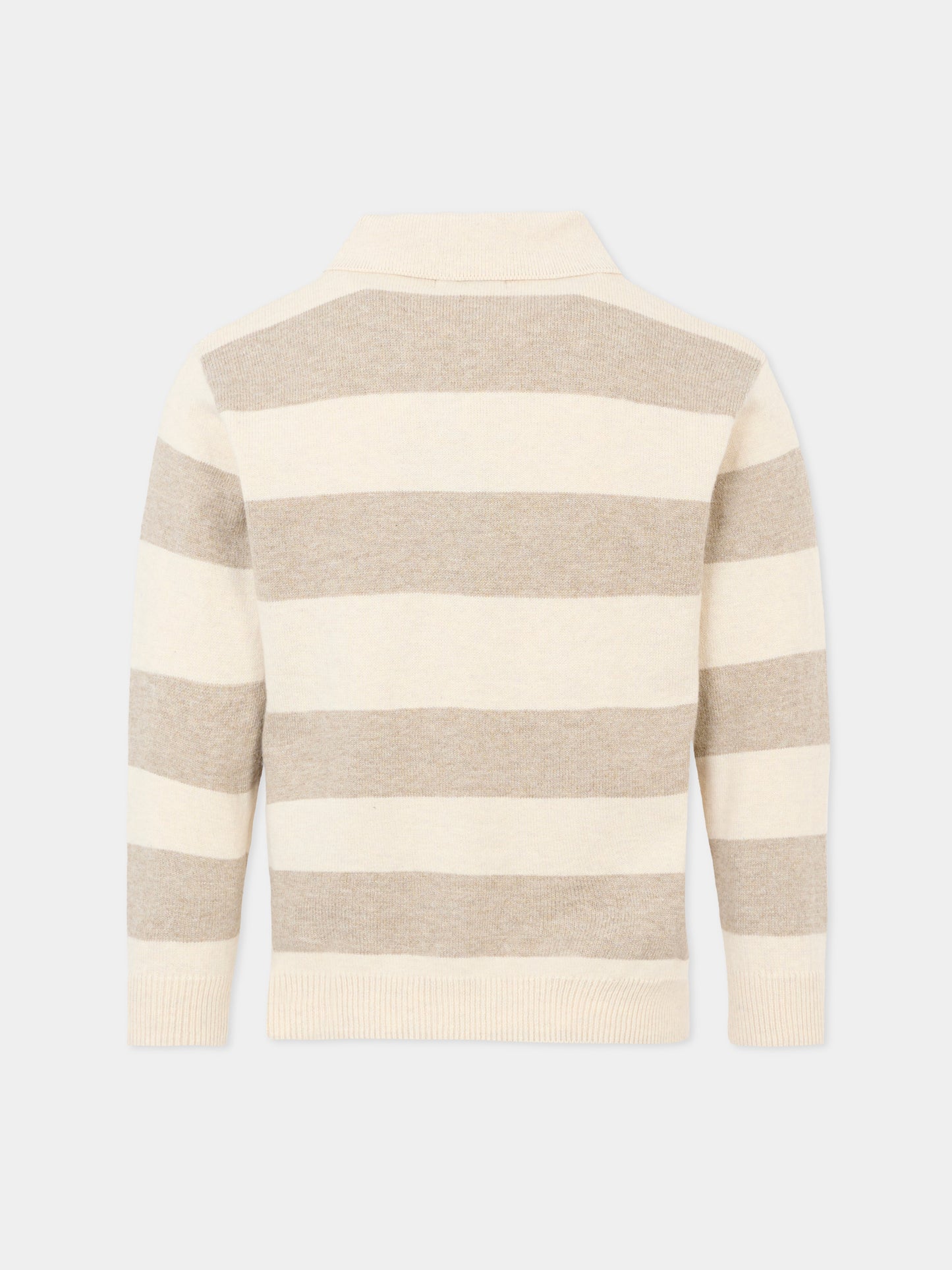 Polo beige per bambino con logo,Mayoral,4122 024