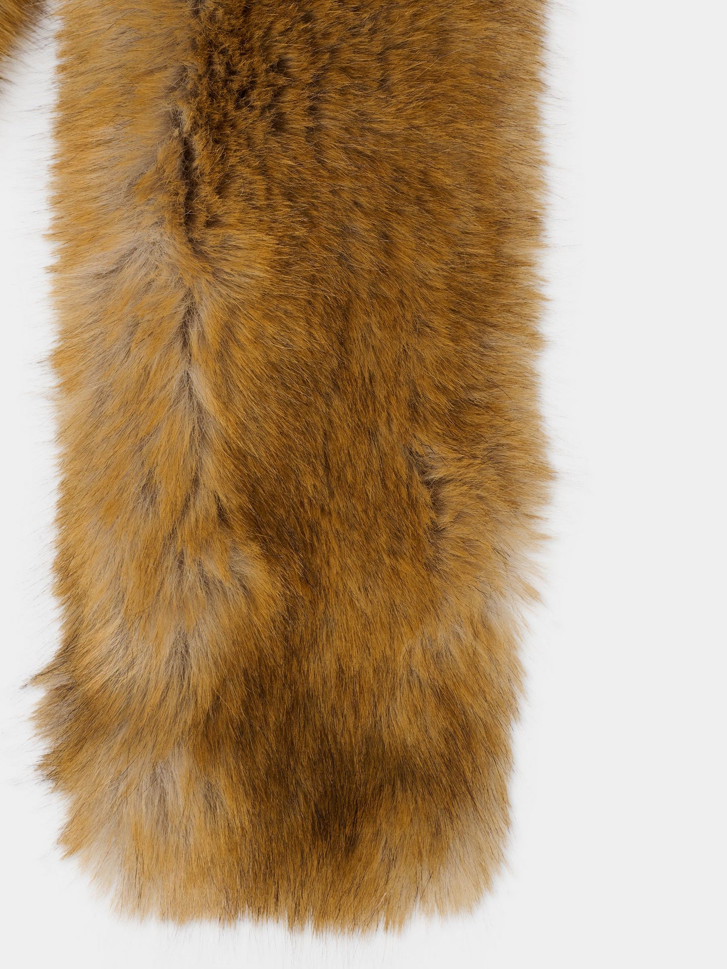 Sciarpa marrone per bambina con patch,Douuod Kids,DX0P03 H0073 118