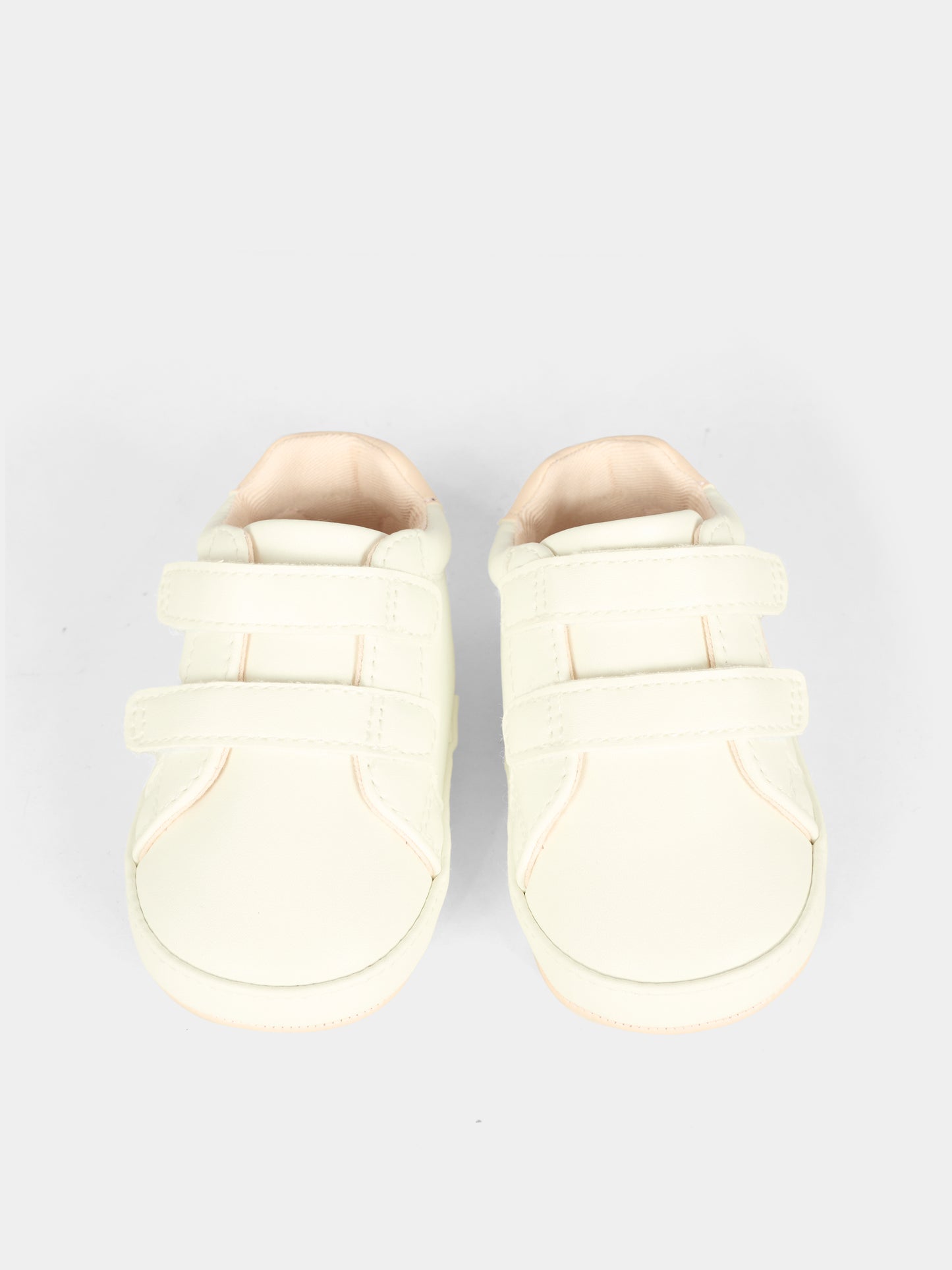 Sneakers bianche per neonata con logo,Calvin Klein Kids,V0A9 83080 1582A704