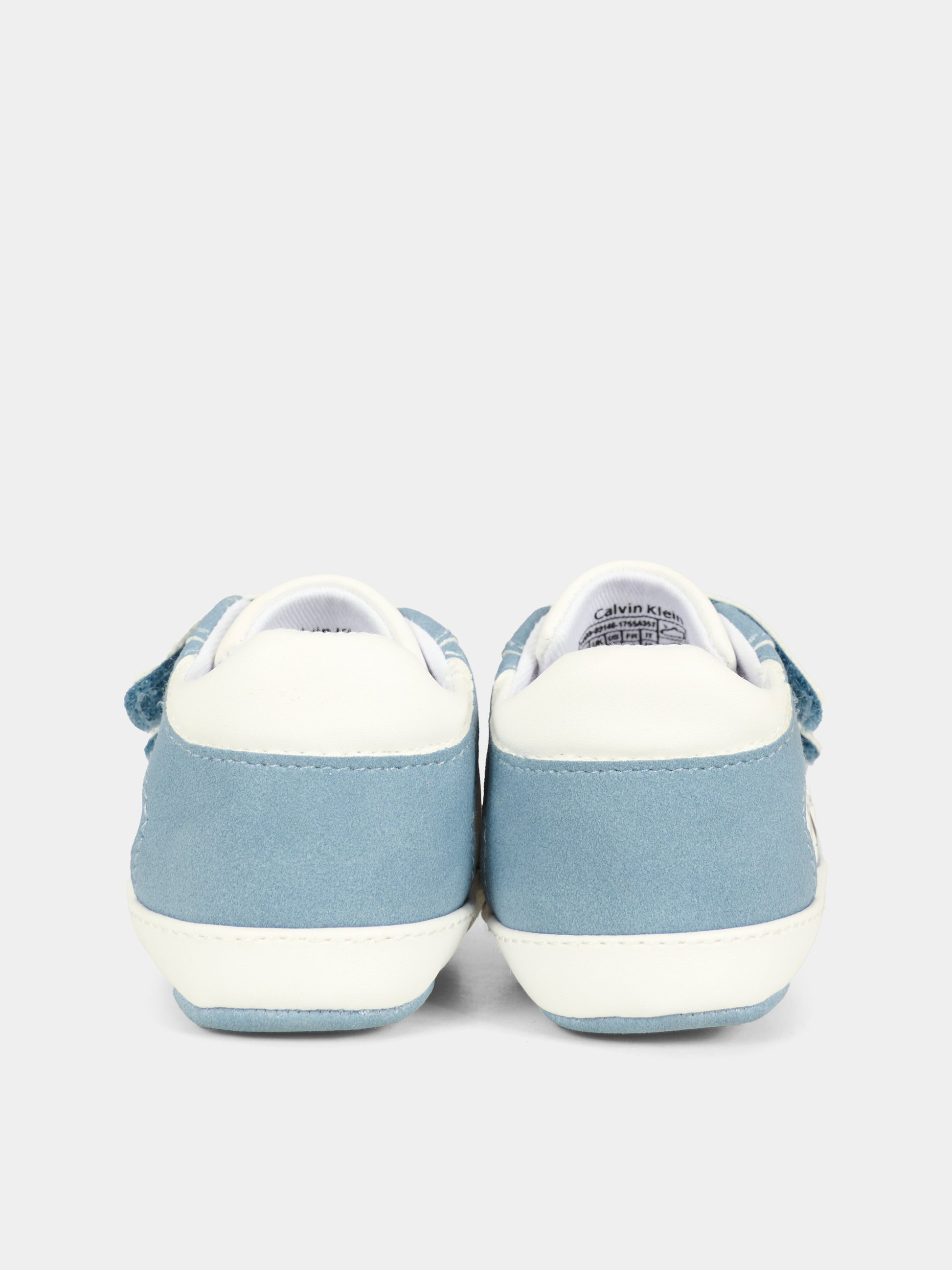 Sneakers blu per neonato con logo,Calvin Klein Kids,V0B9 83146 1755A357