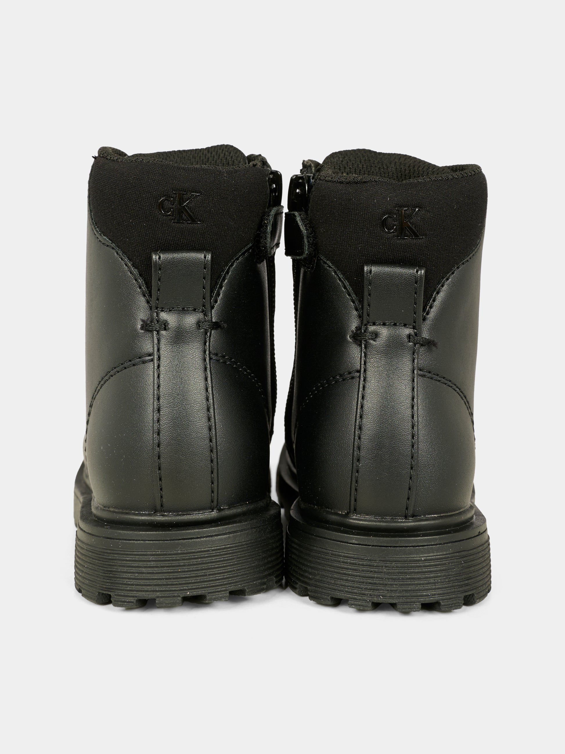 Abfibi neri per bambini con logo,Calvin Klein Kids,V1A5 83116 1464999