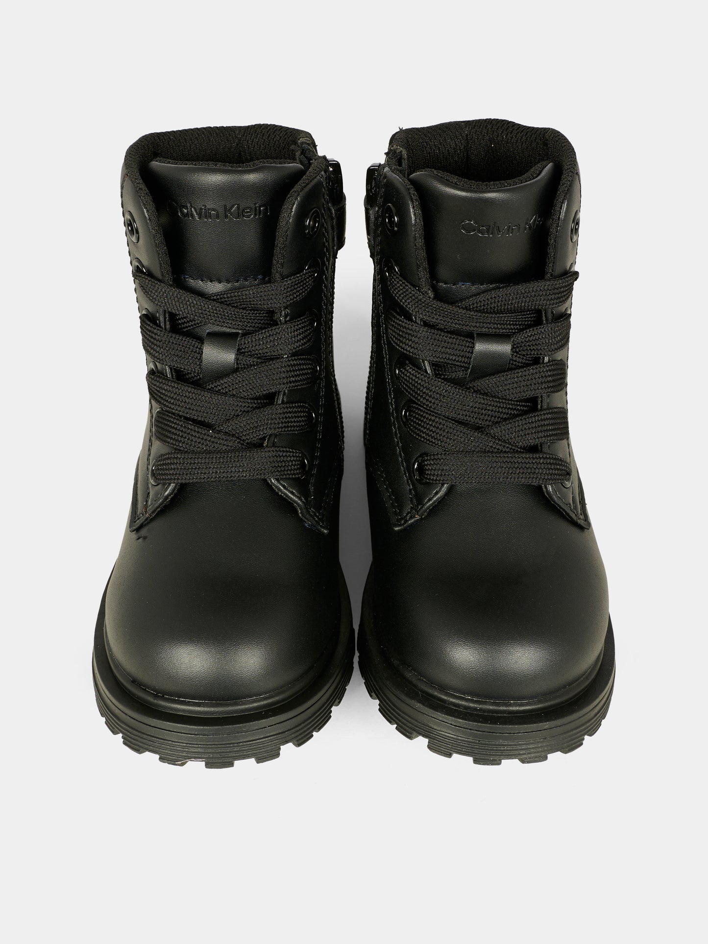 Abfibi neri per bambini con logo,Calvin Klein Kids,V1A5 83116 1464999