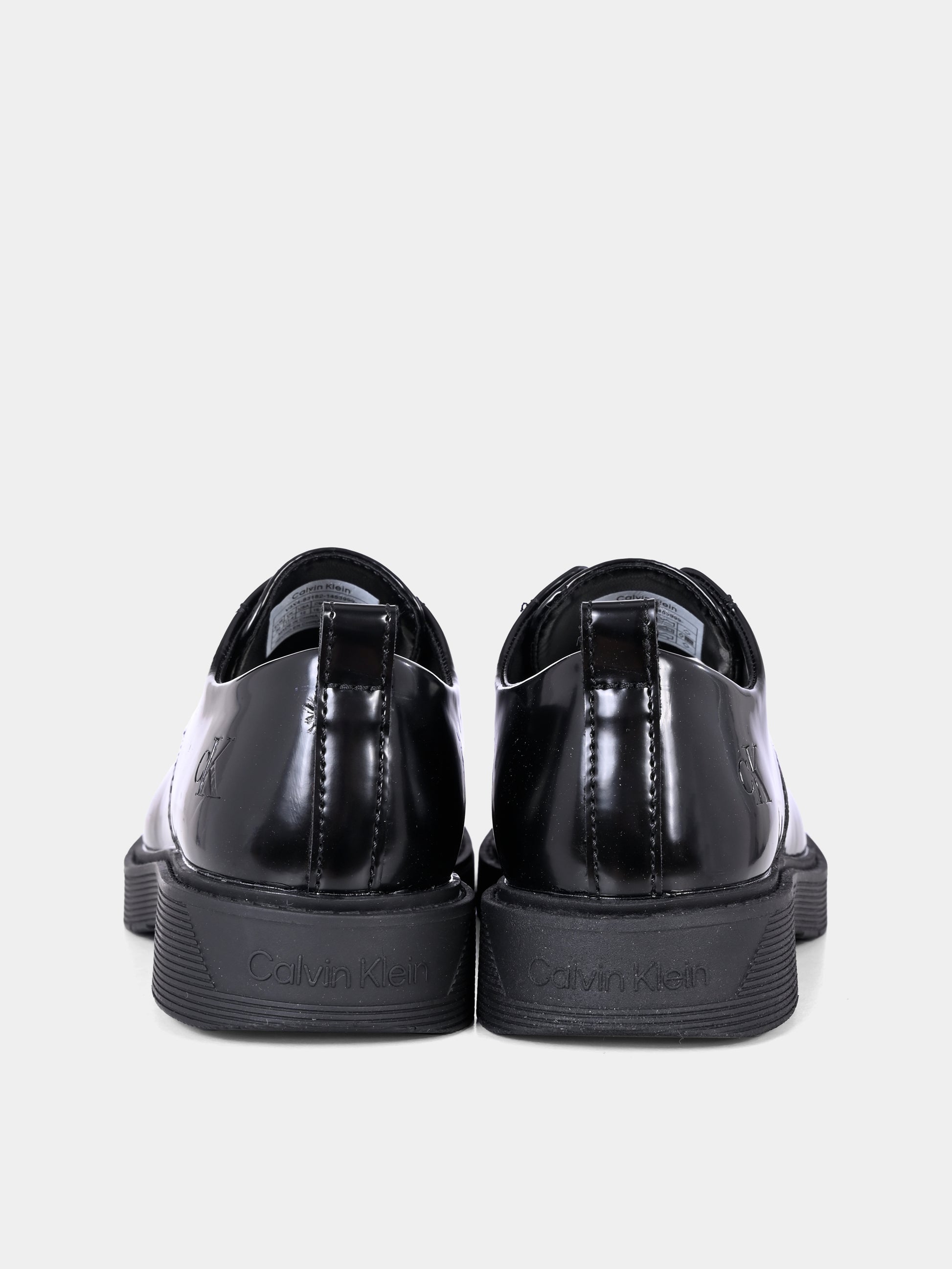 Stringate nere per bambino con logo,Calvin Klein Kids,V3X4 83182 1453999