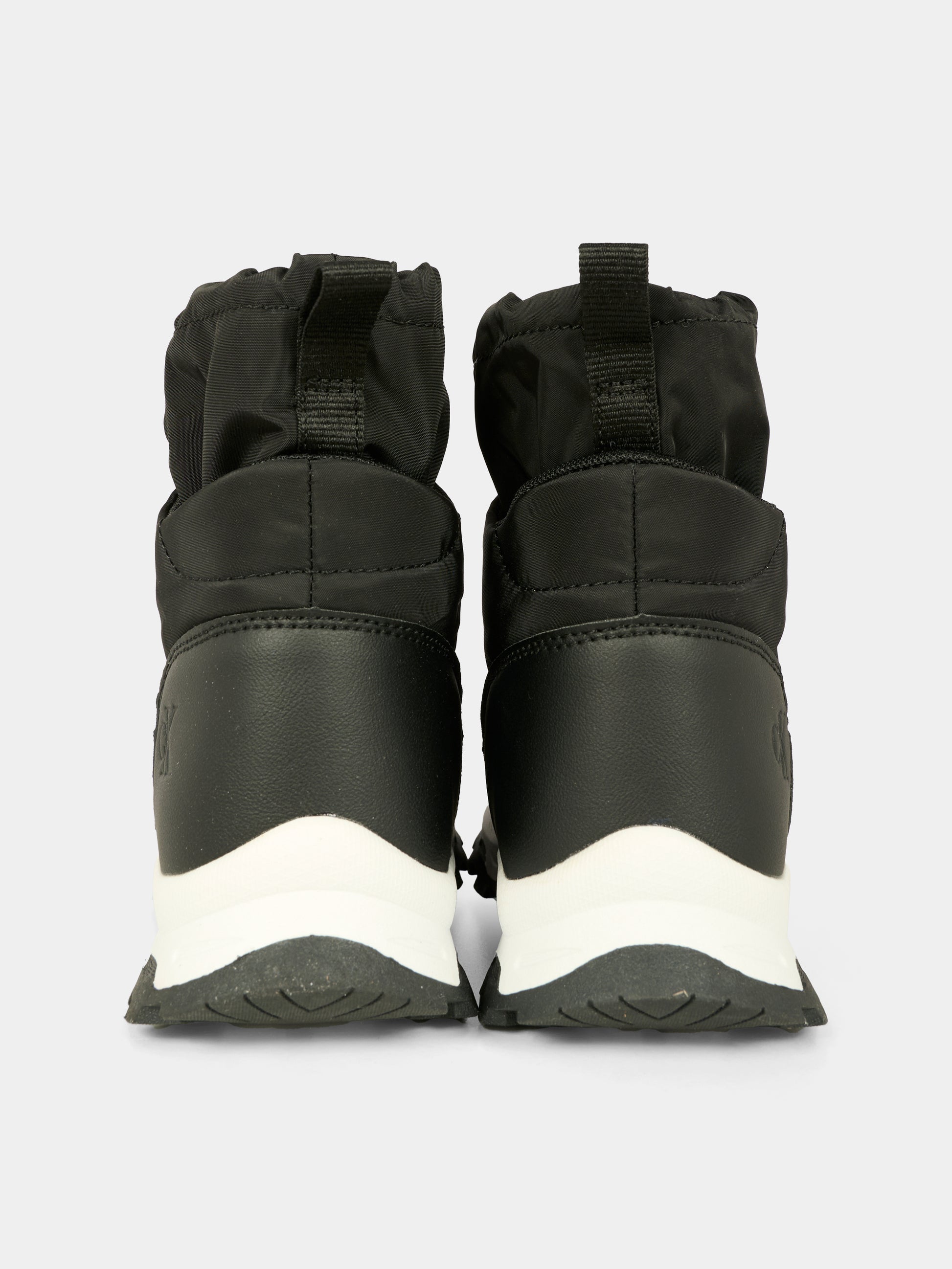 Stivaletti neri per bambini con logo,Calvin Klein Kids,V3X5 83193 1474999