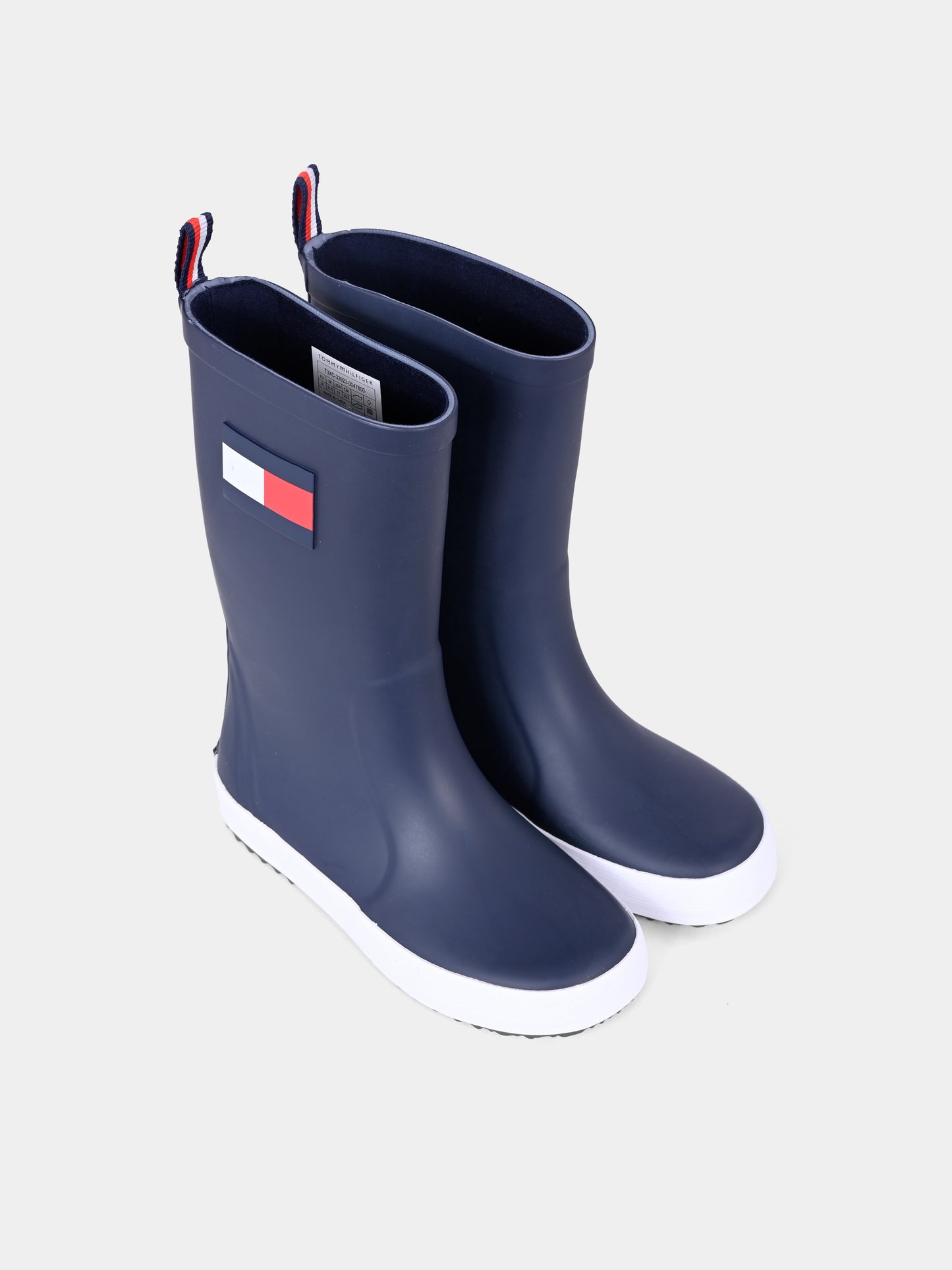 Stivali da pioggia blu per bambini,Tommy Hilfiger Junior,T3XC 33923 0047800