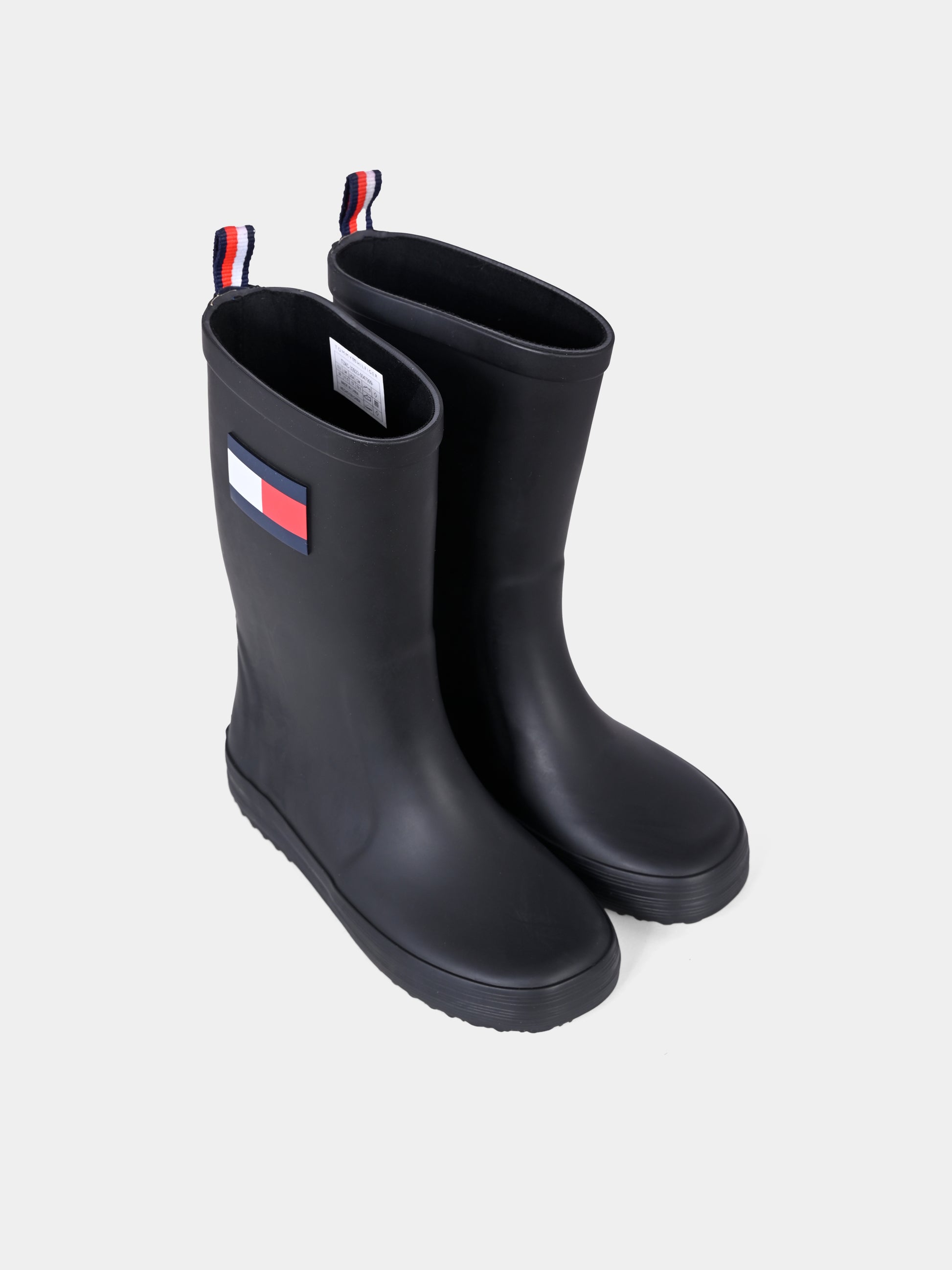 Stivali da pioggia neri per bambini,Tommy Hilfiger Junior,T3XC 33923 0047999