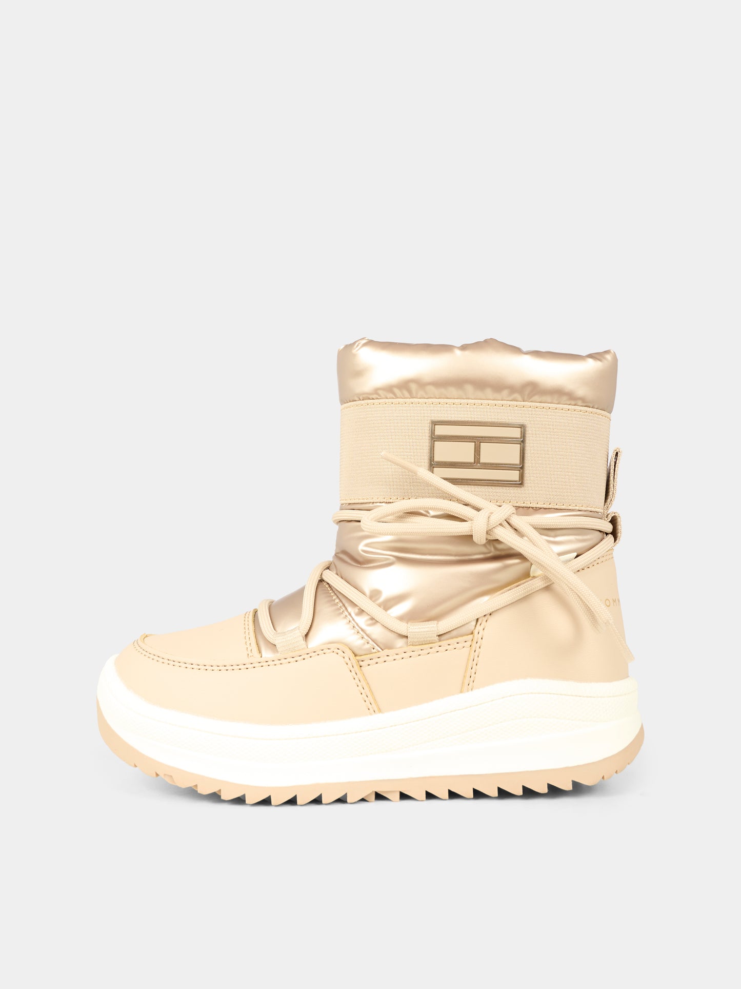 Stivali da neve rosa per bambina con bandierina,Tommy Hilfiger Junior,T3A5 34052 1474591