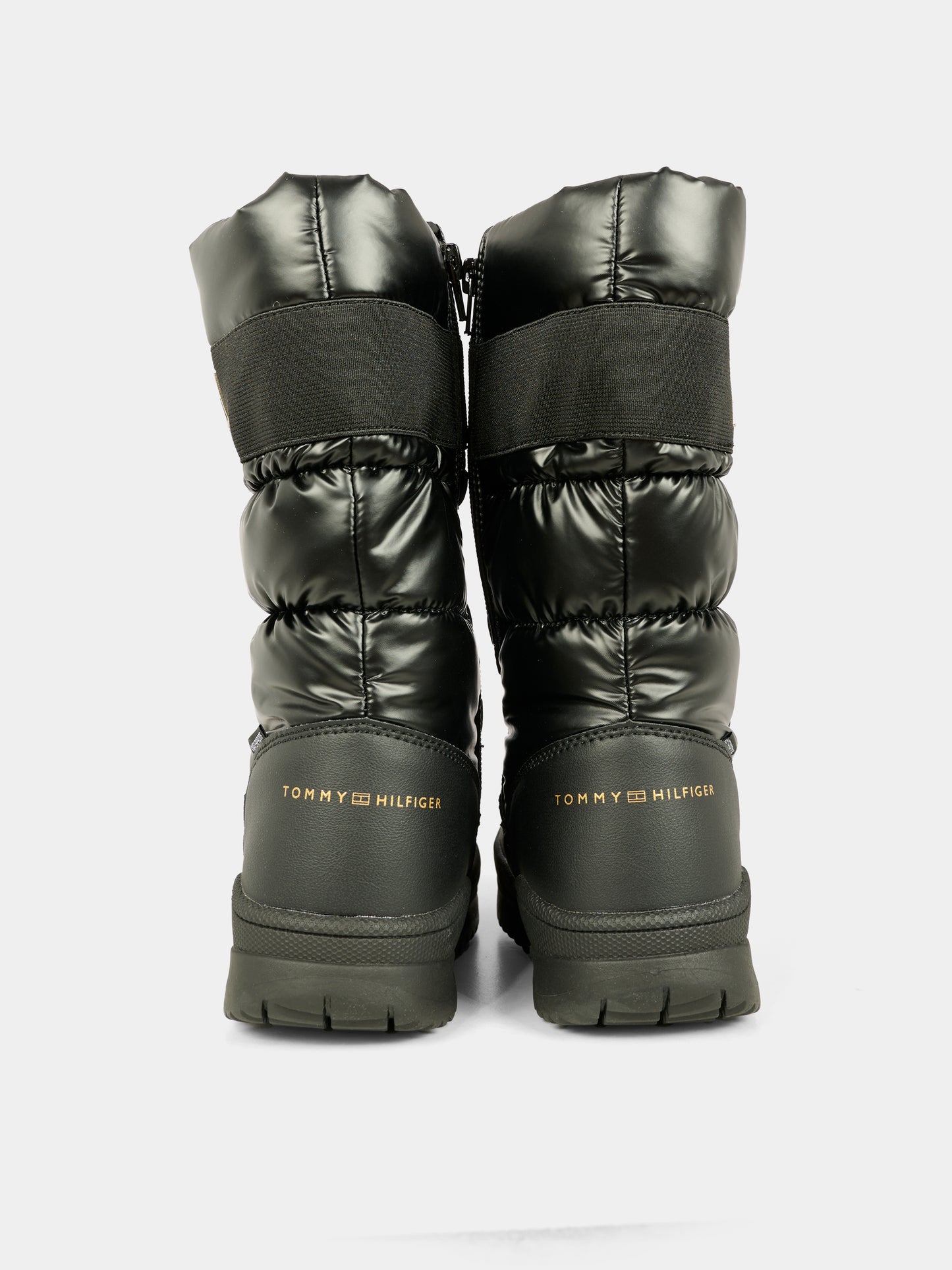 Stivali da neve neri per bambina con bandierina,Tommy Hilfiger Junior,T3A6 34053 1474999