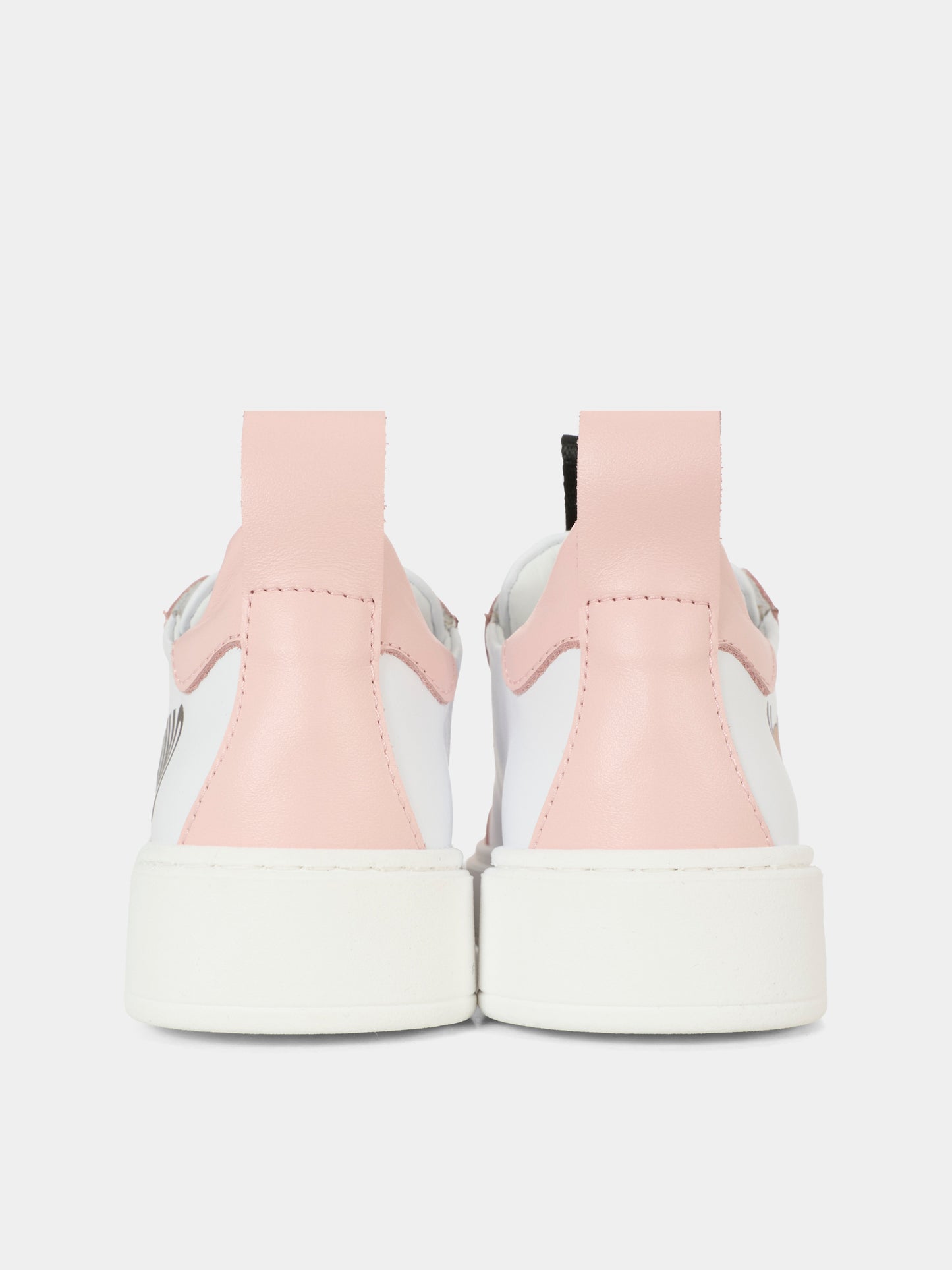 Sneakers rosa per bambina con Teddy Bear,Moschino Kids,81920 - VAR2