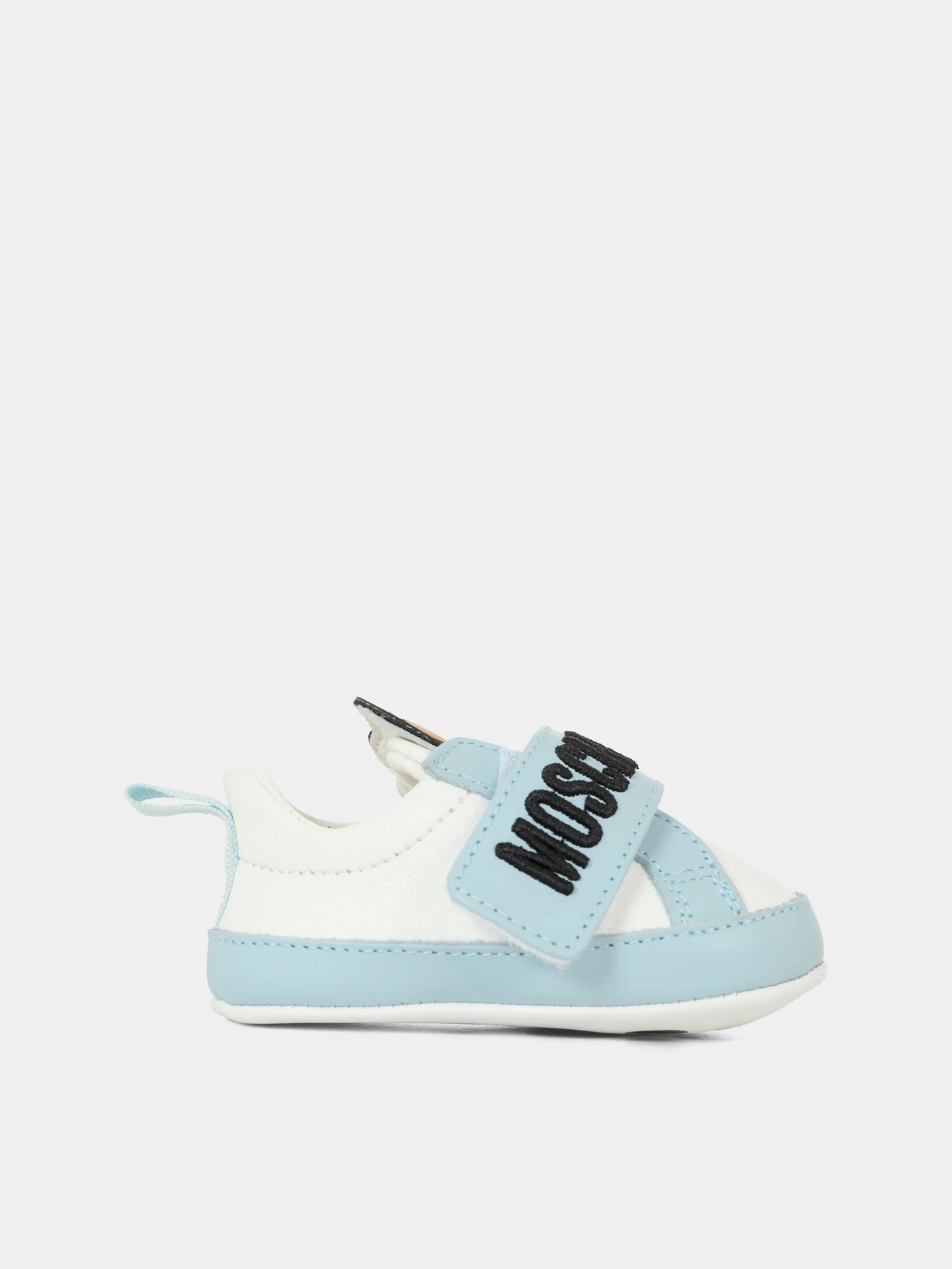 Sneakers azzurre per neonato con Teddy Bear,Moschino Kids,81811 - VAR2