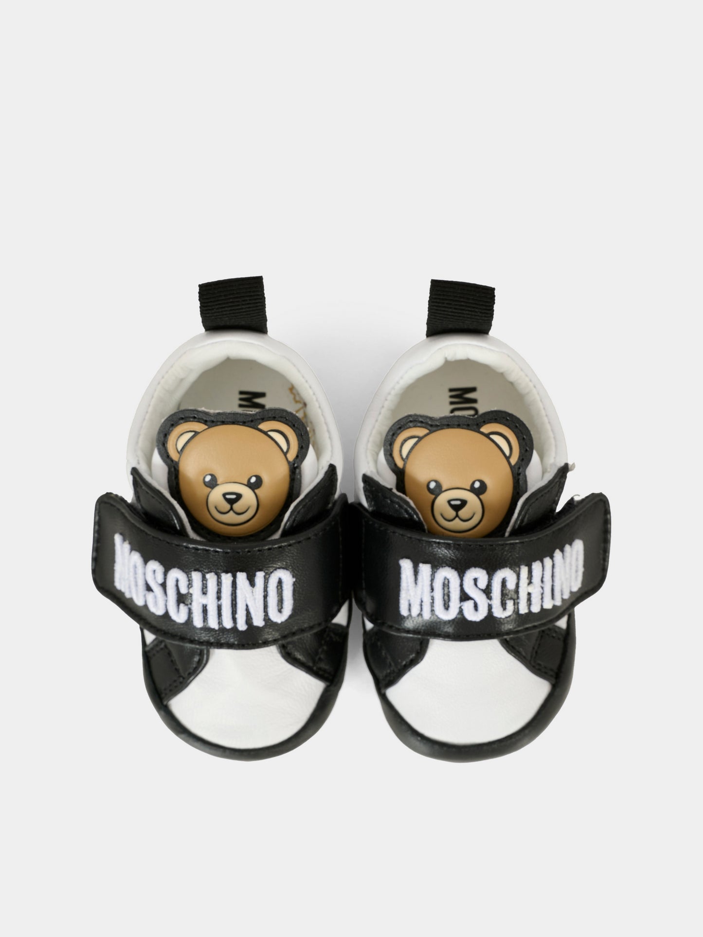 Black sneakers for babykids with Teddy Bear