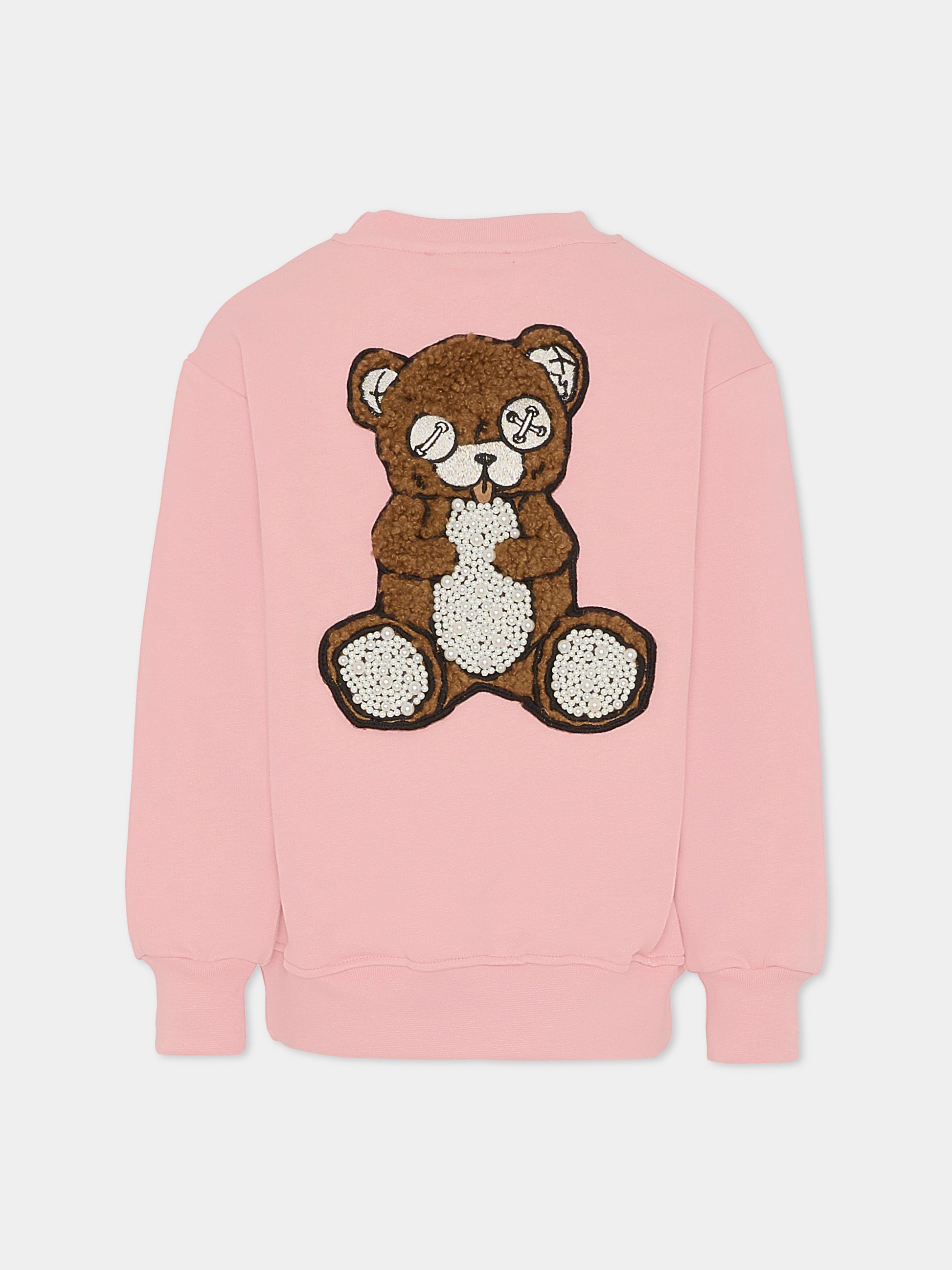 Felpa rosa per bambina con Bear,Barrow,F5BKJGSW132 406